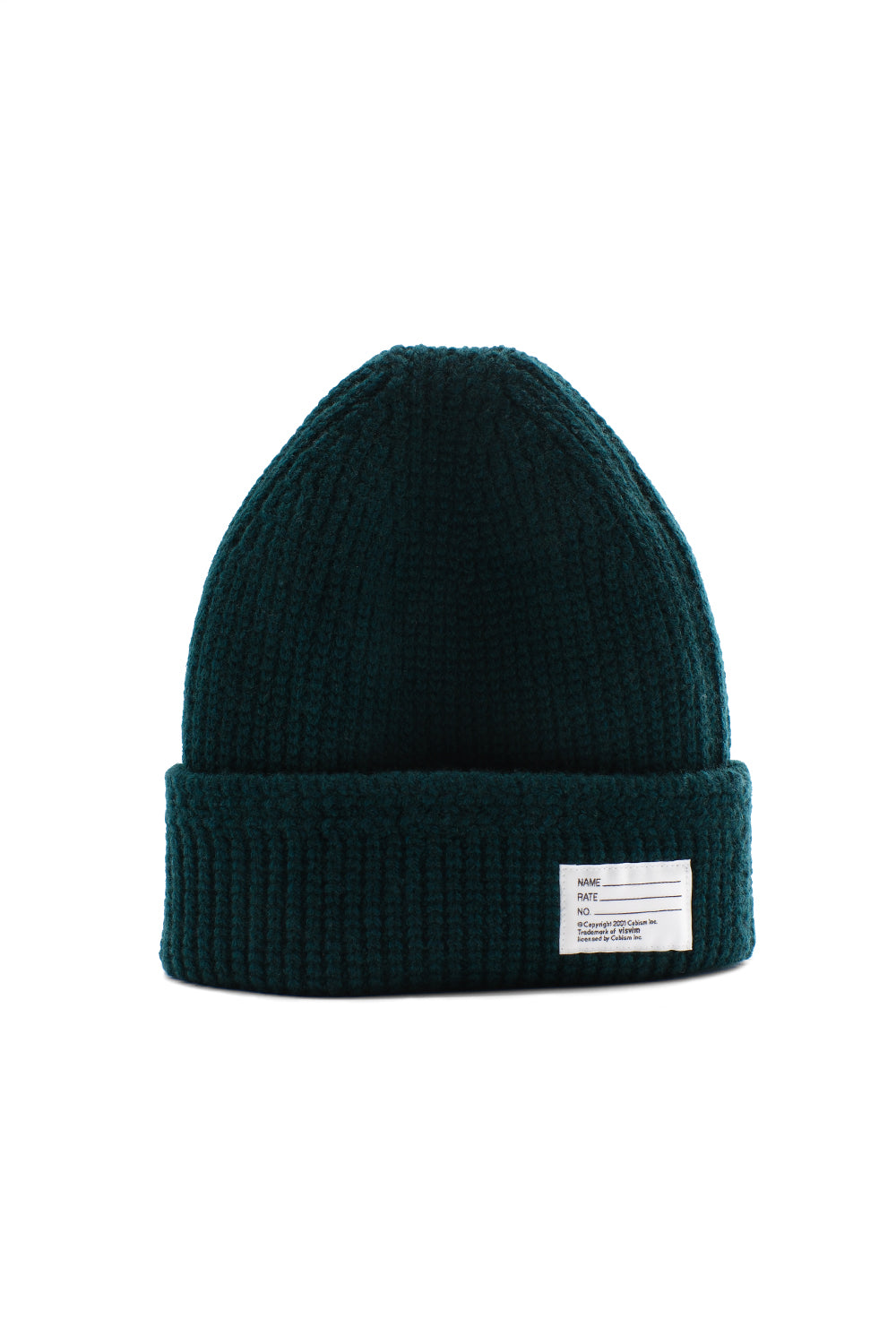 visvim Knit Beanie (W/WS) 'Green' - ROOTED