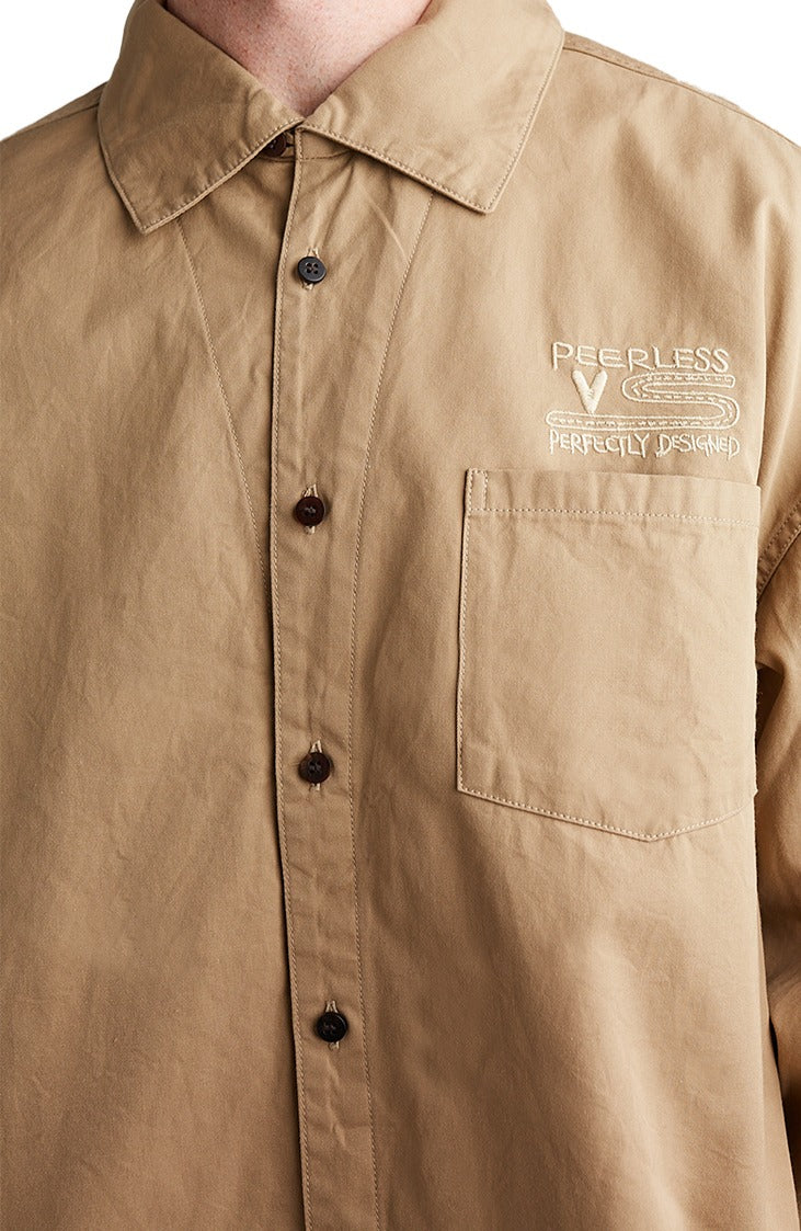visvim Palmer Shirt 'Beige' - ROOTED