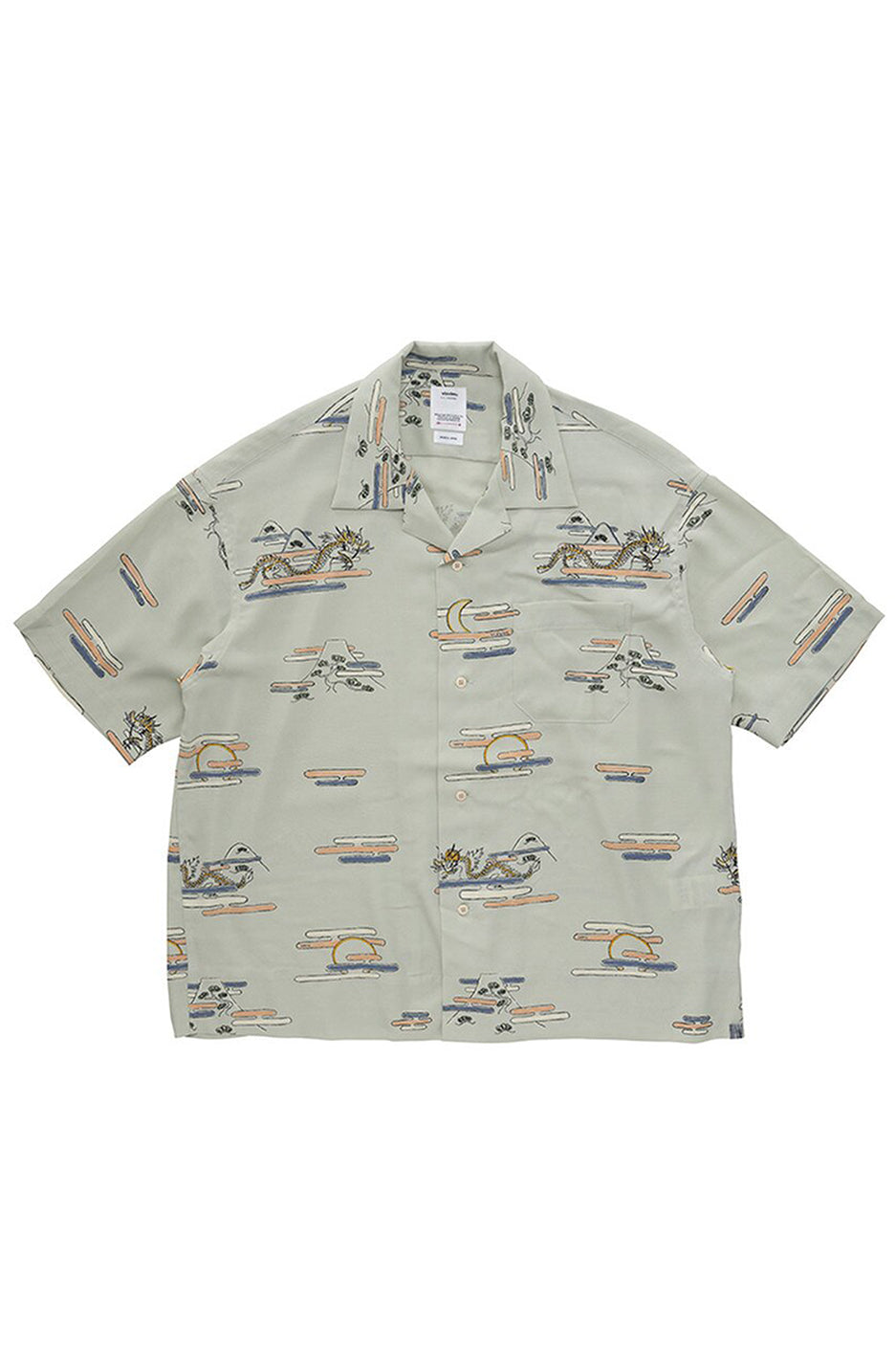 visvim Copa SS Shirt 'Light Green' - ROOTED