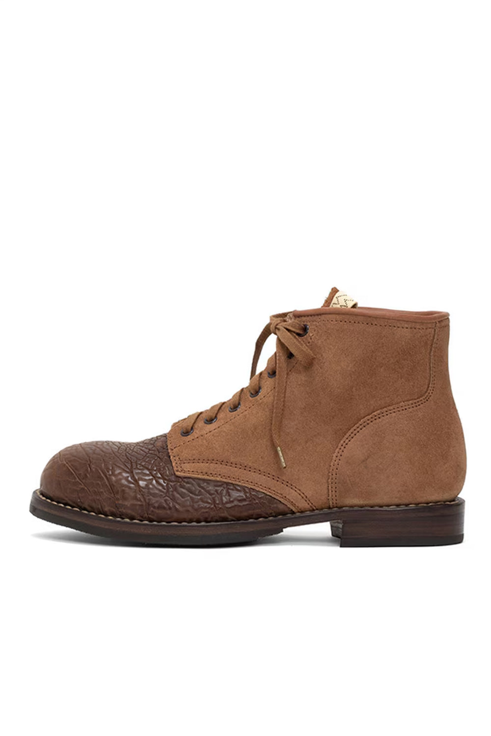 Visvim Brigadier Boots-Folk 'Brown' - ROOTED
