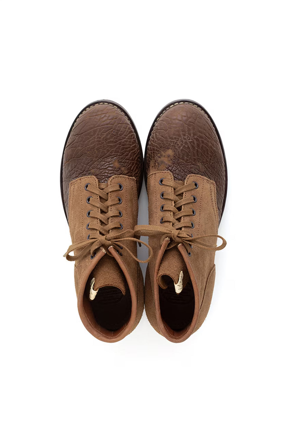 Visvim Brigadier Boots-Folk 'Brown' - ROOTED