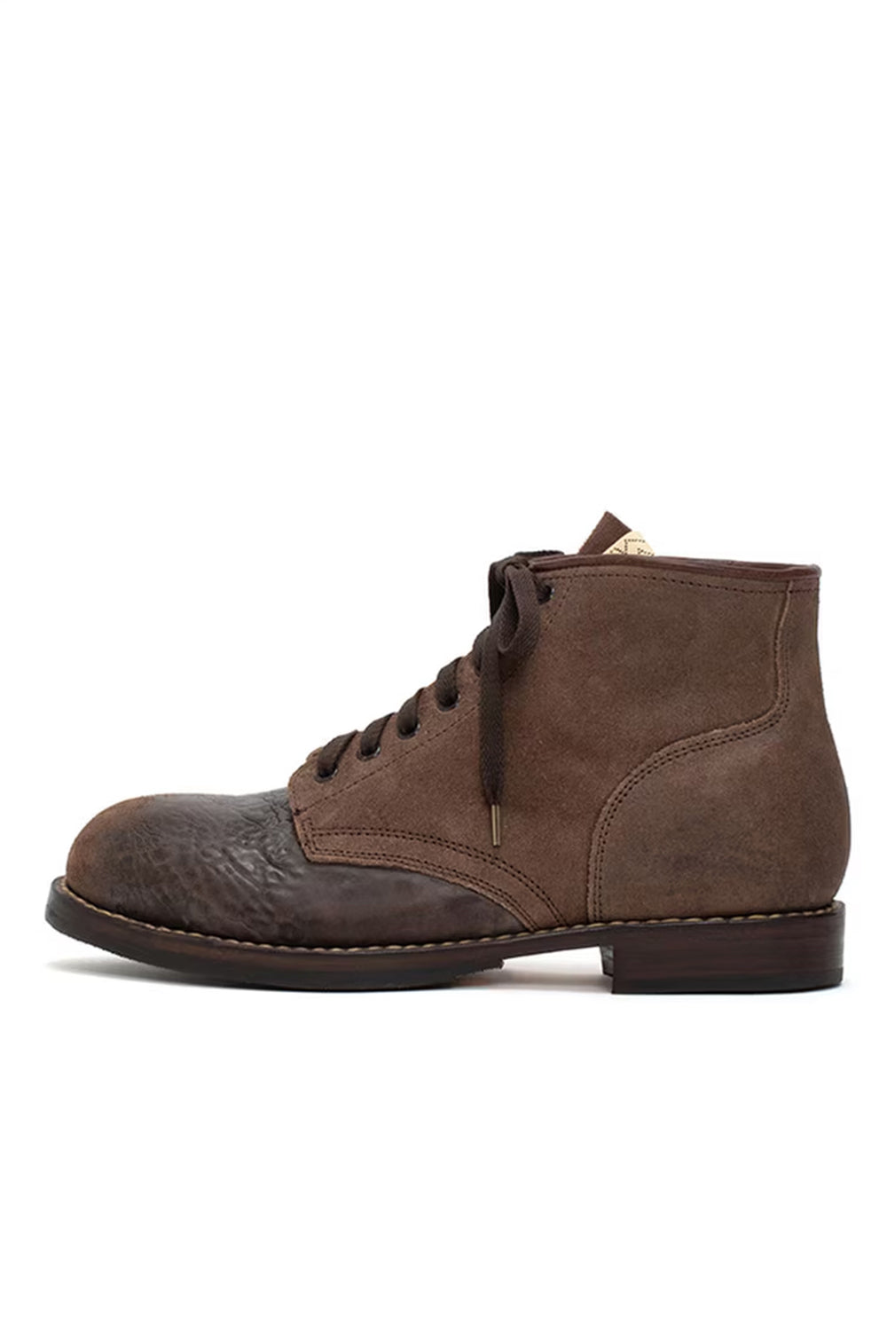 Visvim Brigadier Boots-Folk 'Dark Brown' - ROOTED