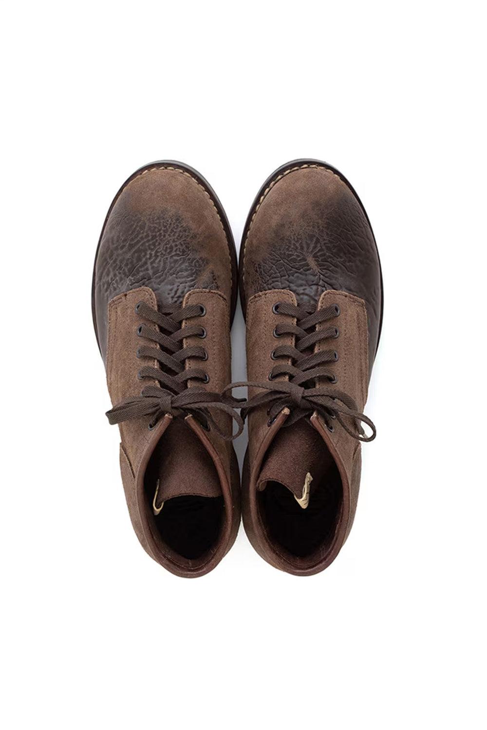 Visvim Brigadier Boots-Folk 'Dark Brown' - ROOTED