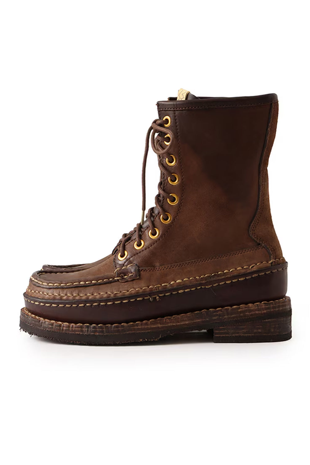 Visvim Grizzly Camper Hi-Folk 'Dark Brown' - ROOTED