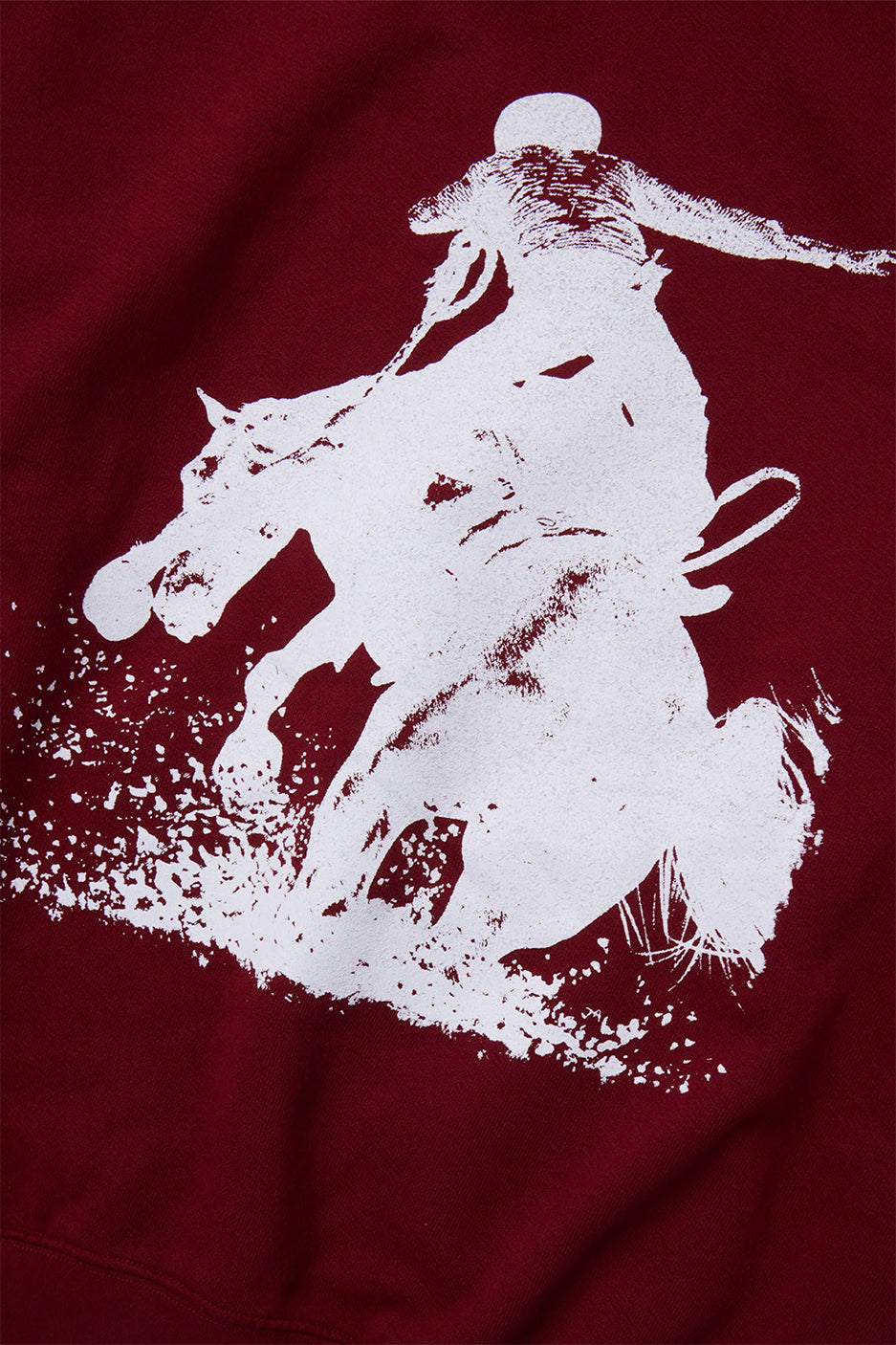 One of These Days Mustang Hoodie 'Washed Burgundy'