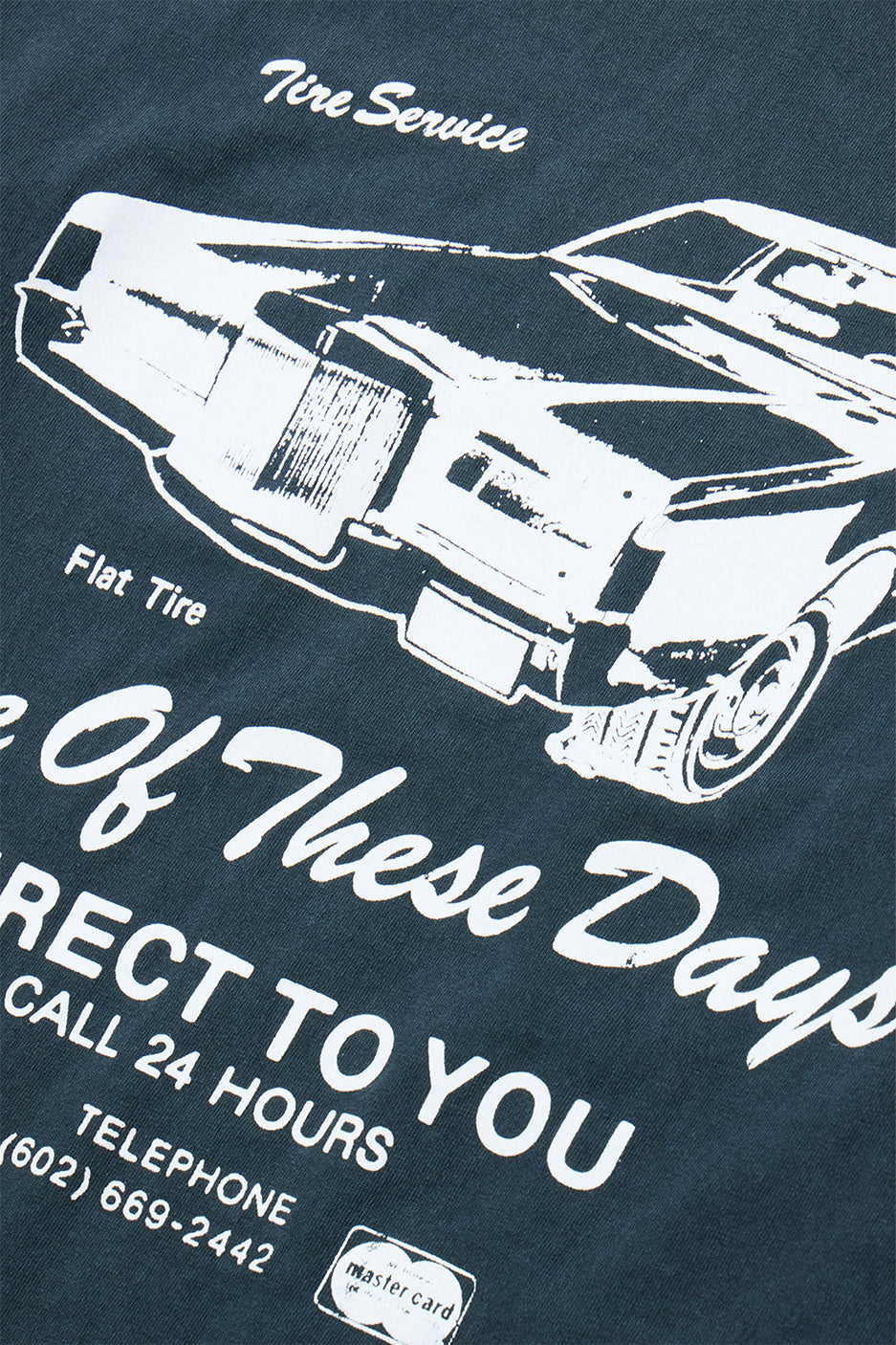 One of These Days Tire Service LS Tee 'Washed Black'