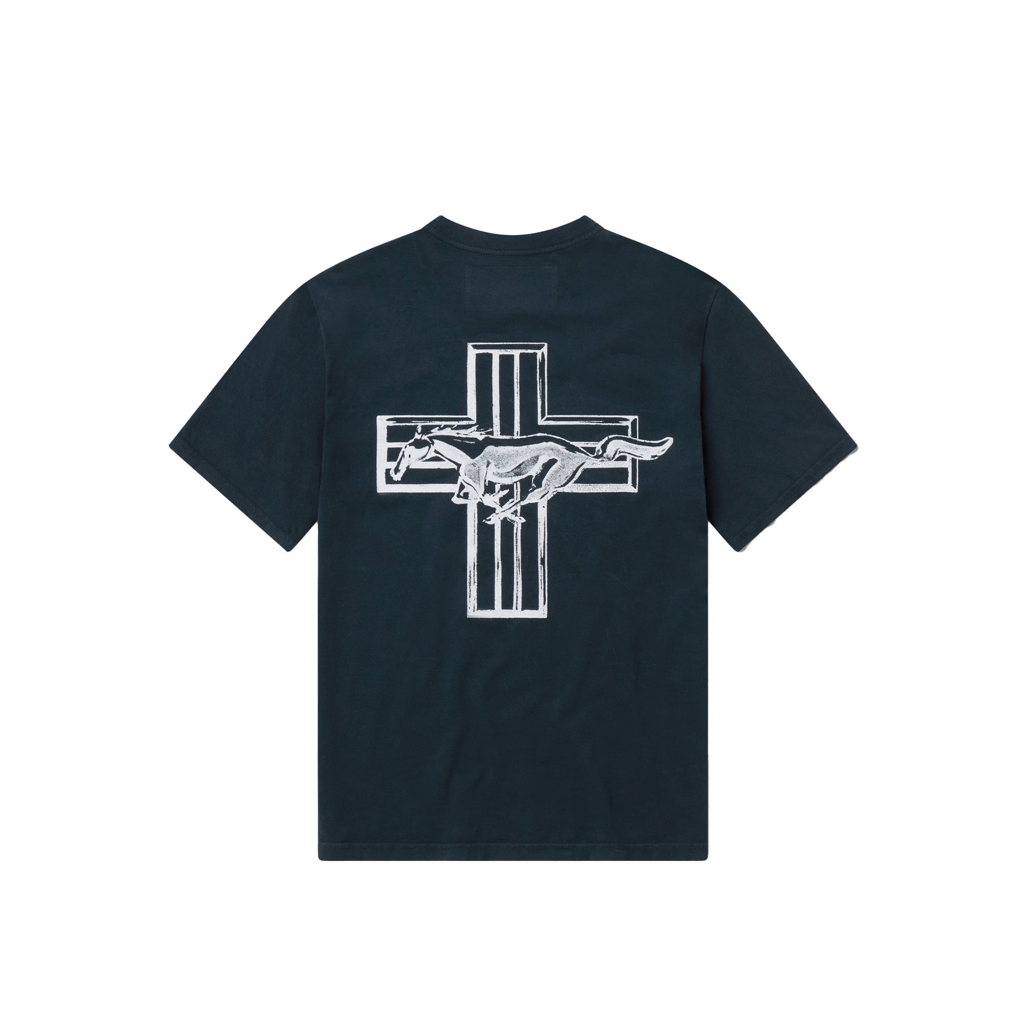One of These Days Mustang Cross Tee 'Washed Black'