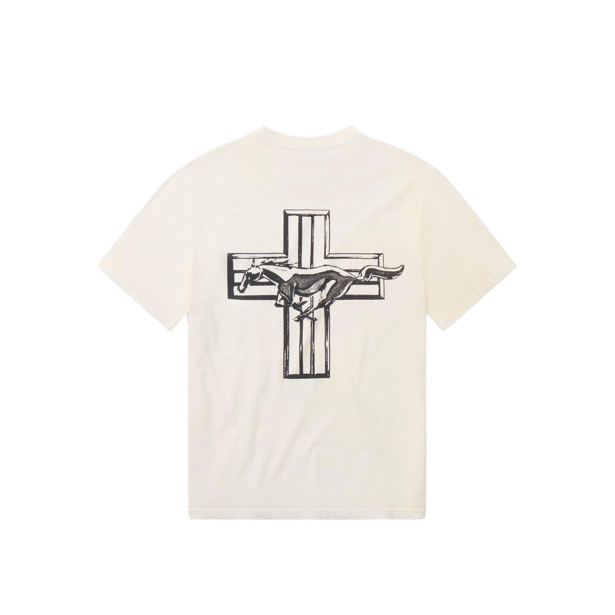 One of These Days Mustang Cross Tee 'Bone'