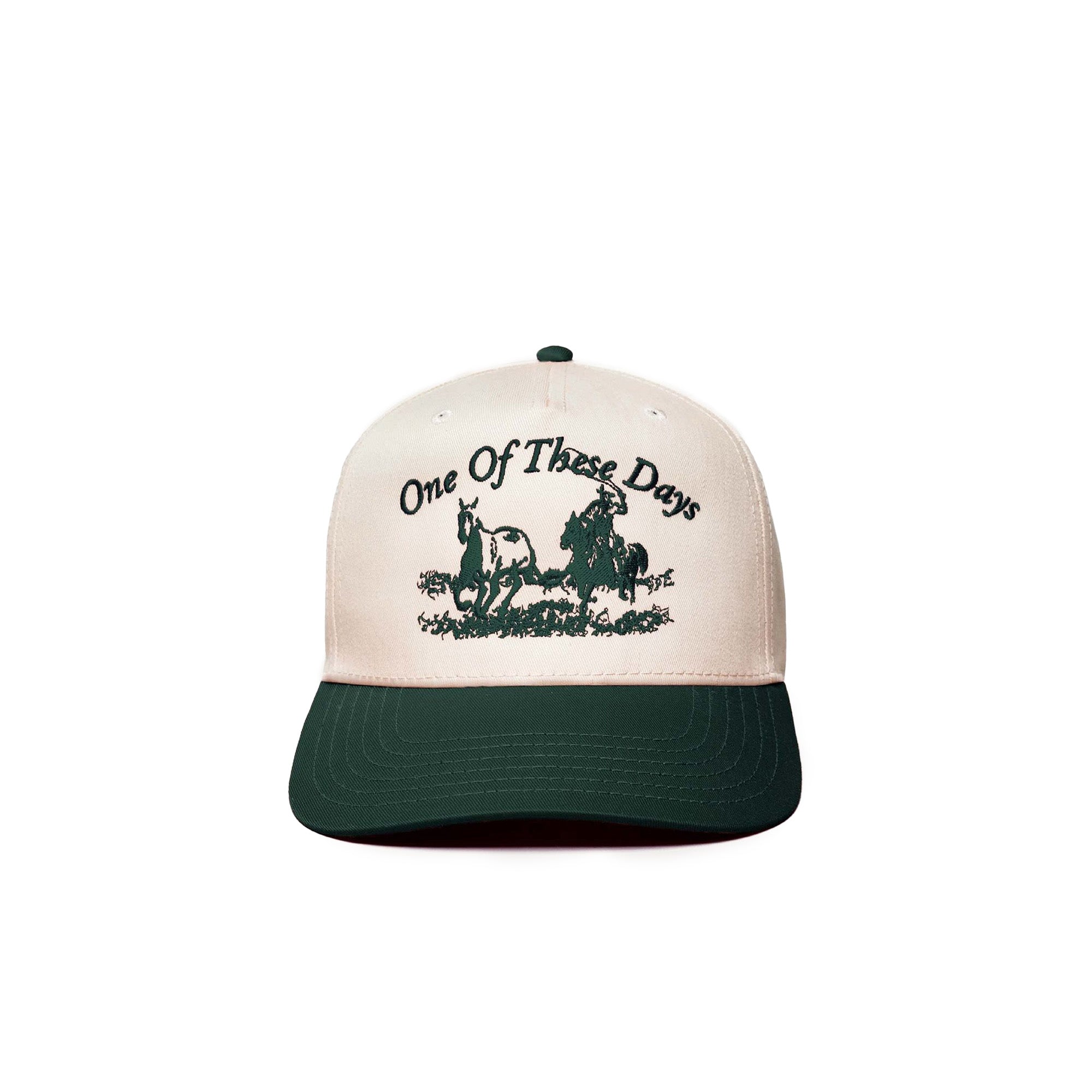 One of These Days Just for a Moment Hat 'Green/Natural' - ROOTED