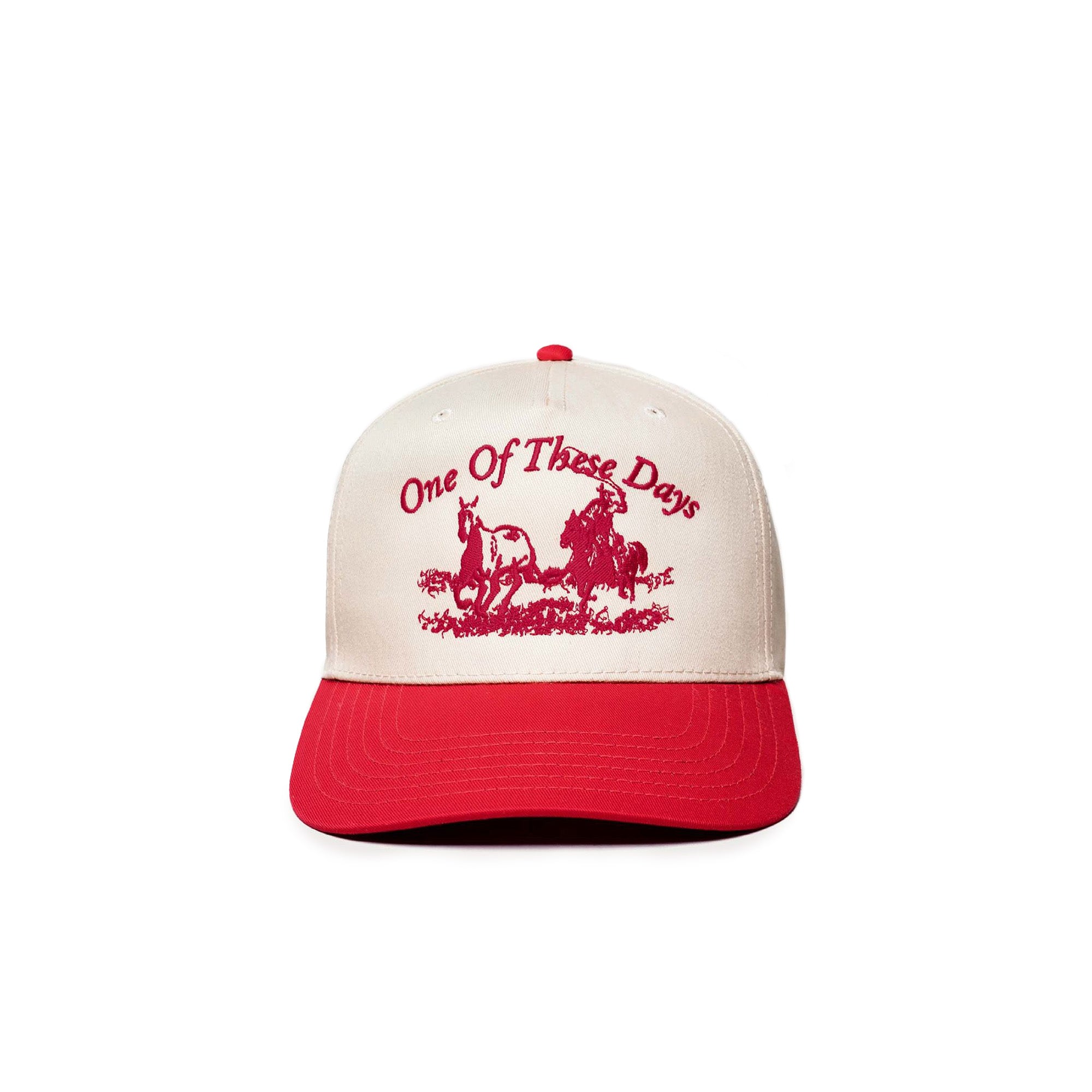 One of These Days Just for a Moment Hat 'Red/Natural' - ROOTED