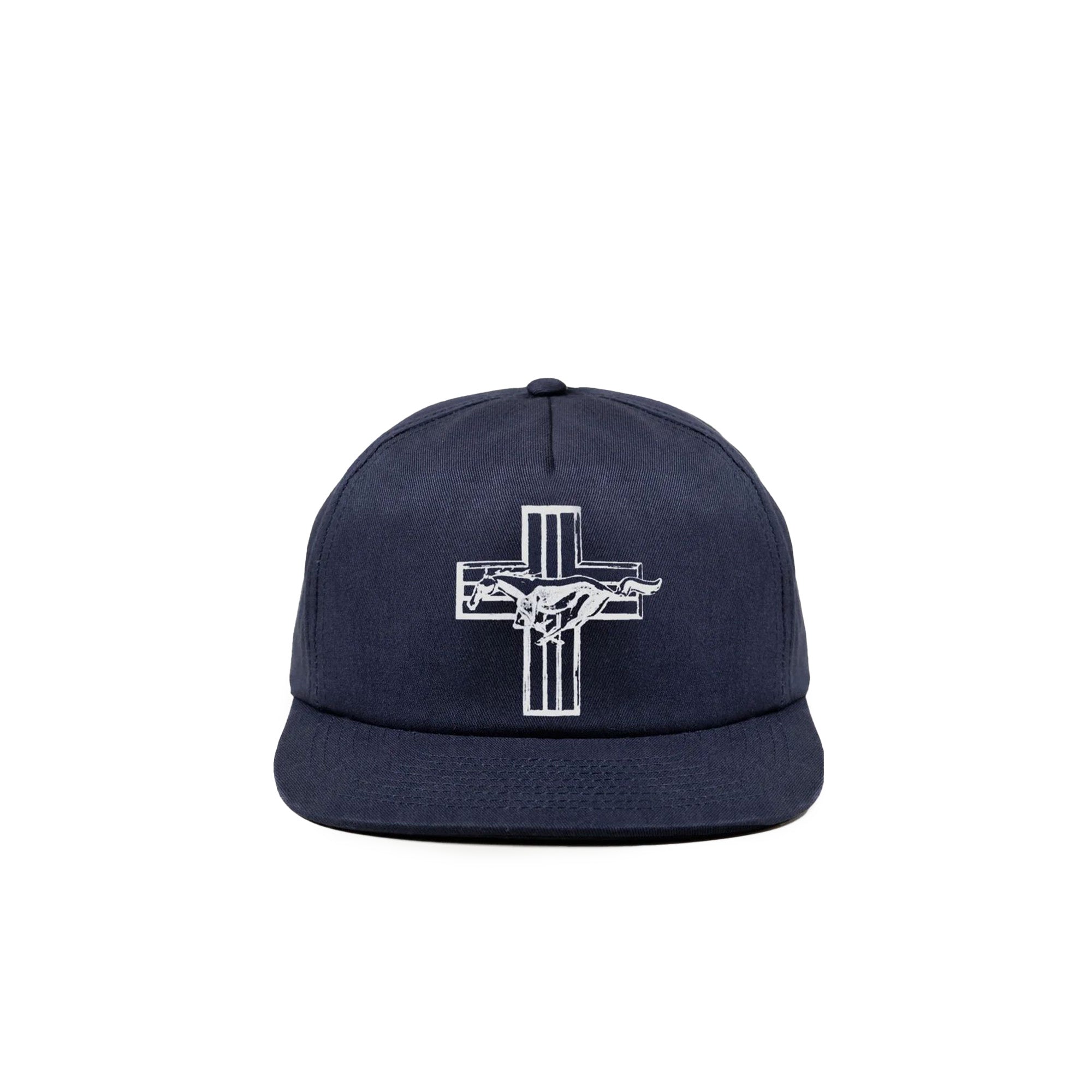 One of These Days Mustang Cross Hat 'Navy' - ROOTED
