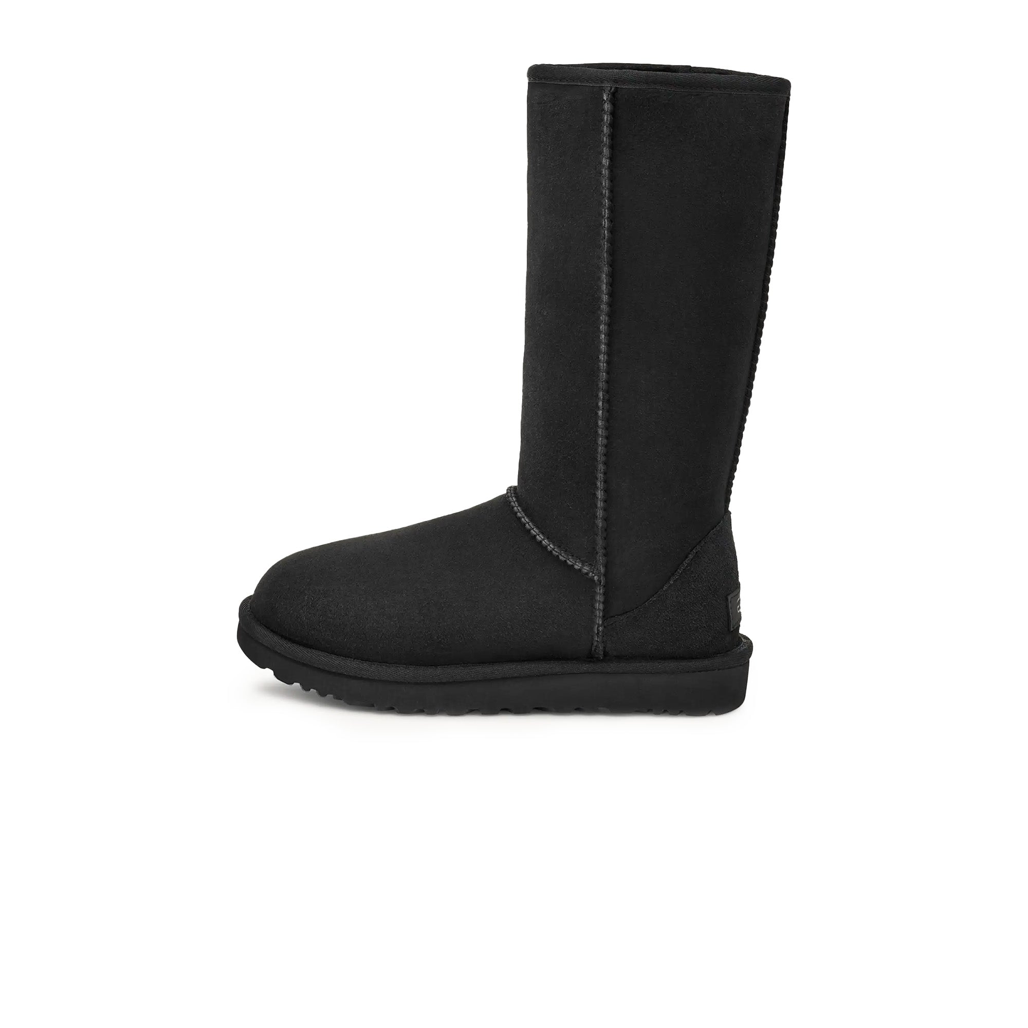 Womens UGG Classic Tall II Boot 'Black' - ROOTED