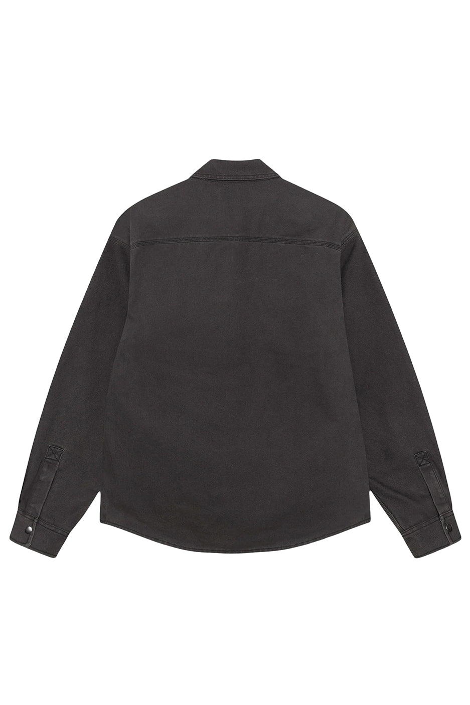 Stussy Heavy Washed Canvas Shirt 'Black'