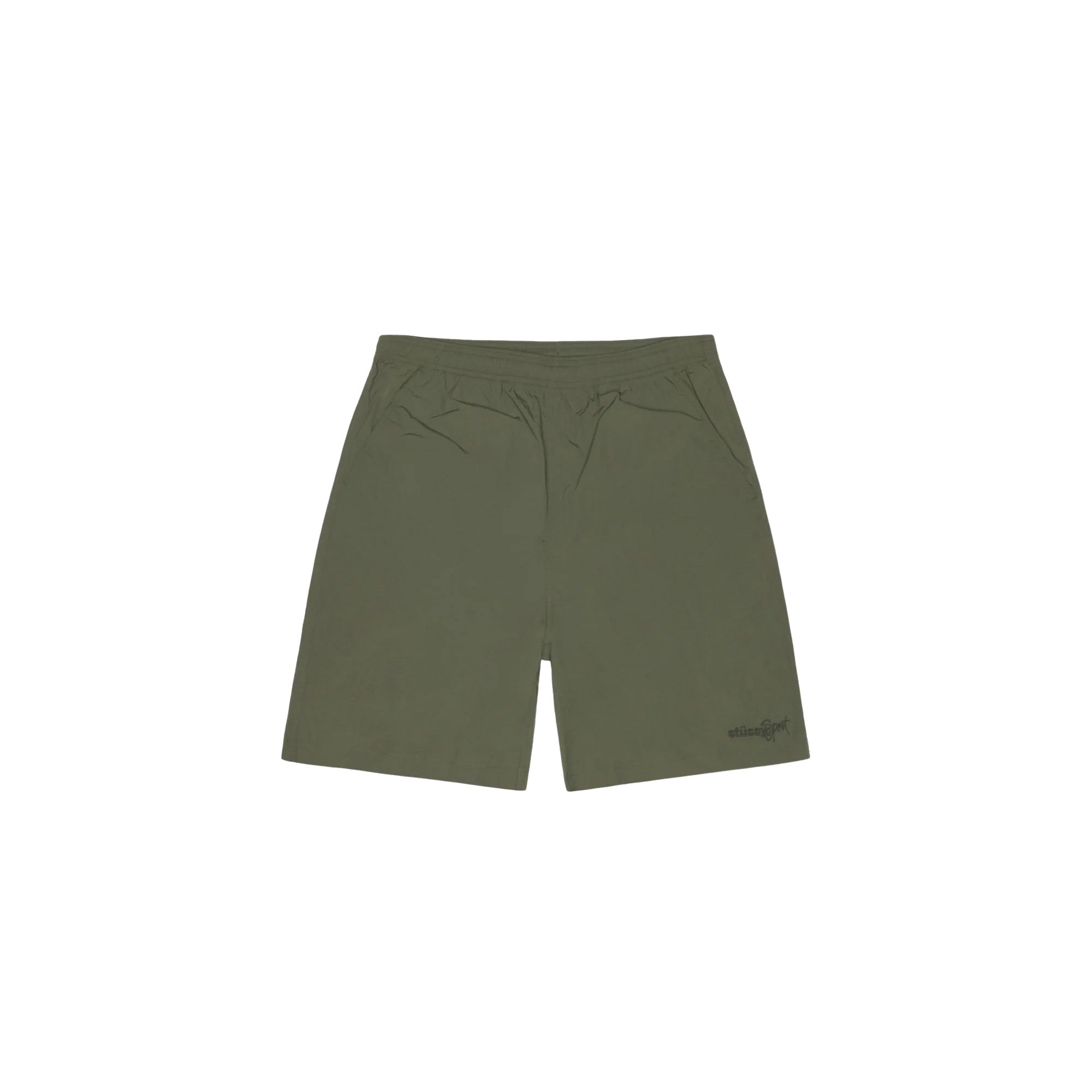 Stussy Court Shorts 'Olive' - ROOTED