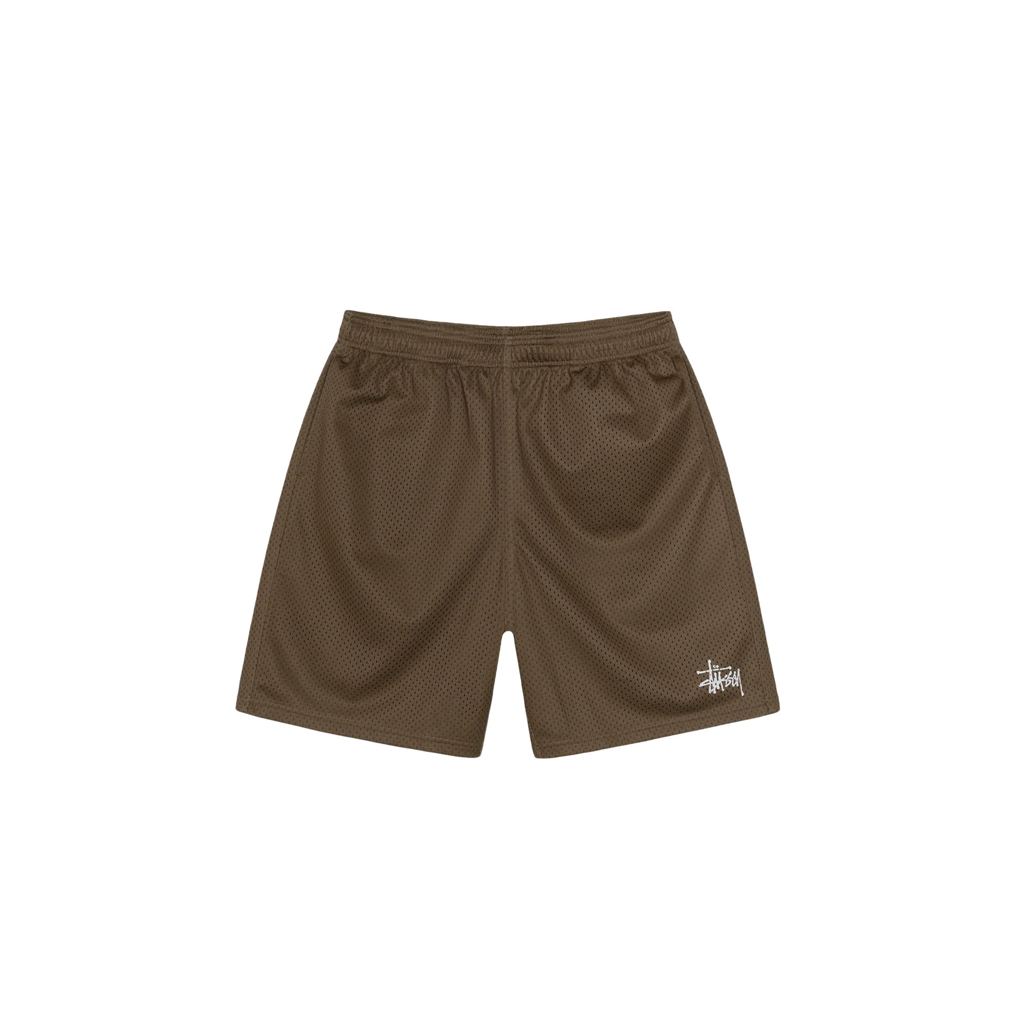 Stussy Mesh Basic Shorts 'Olive' - ROOTED