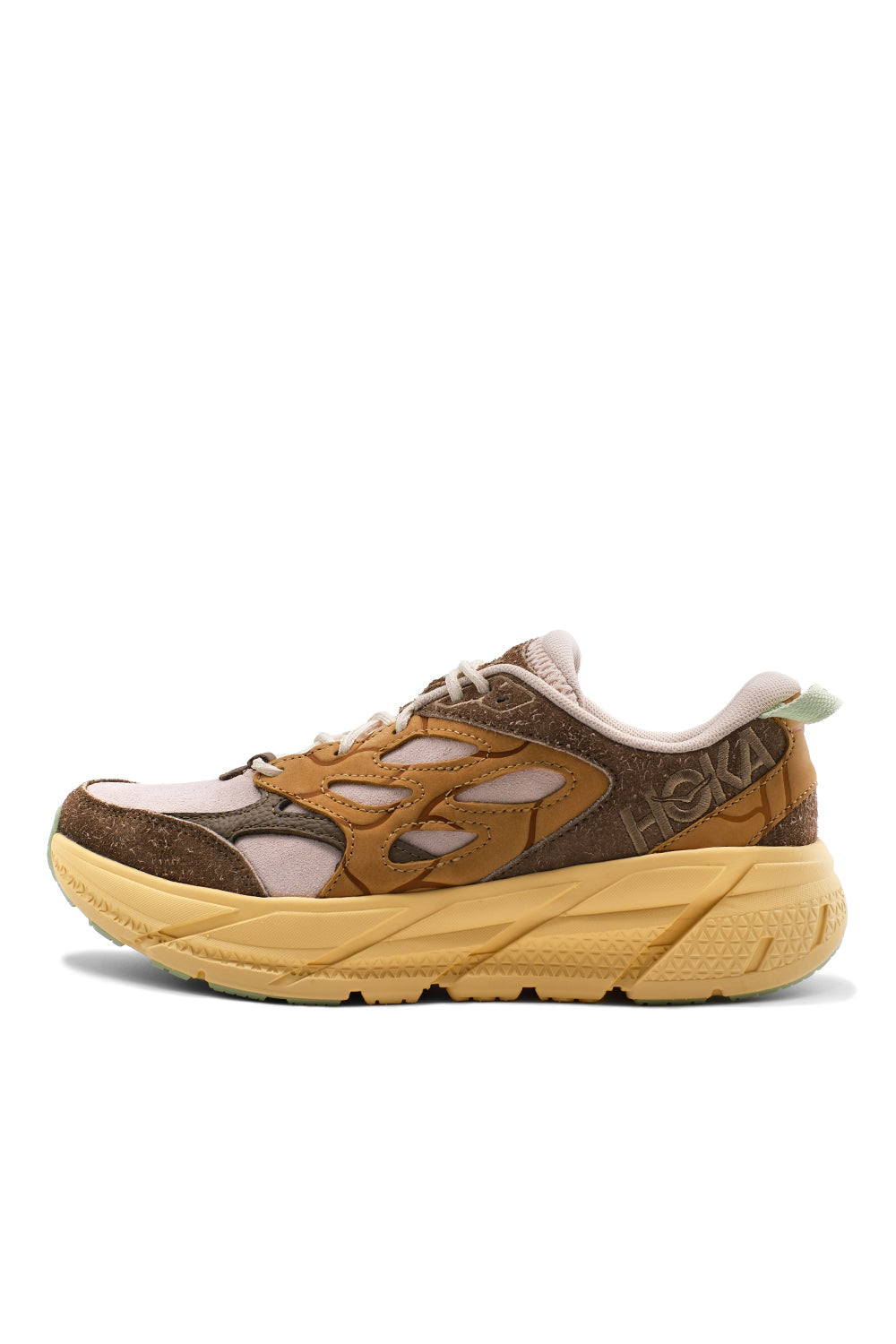 Hoka U Clifton L Suede TP 'Oat Milk/Pollen' - ROOTED