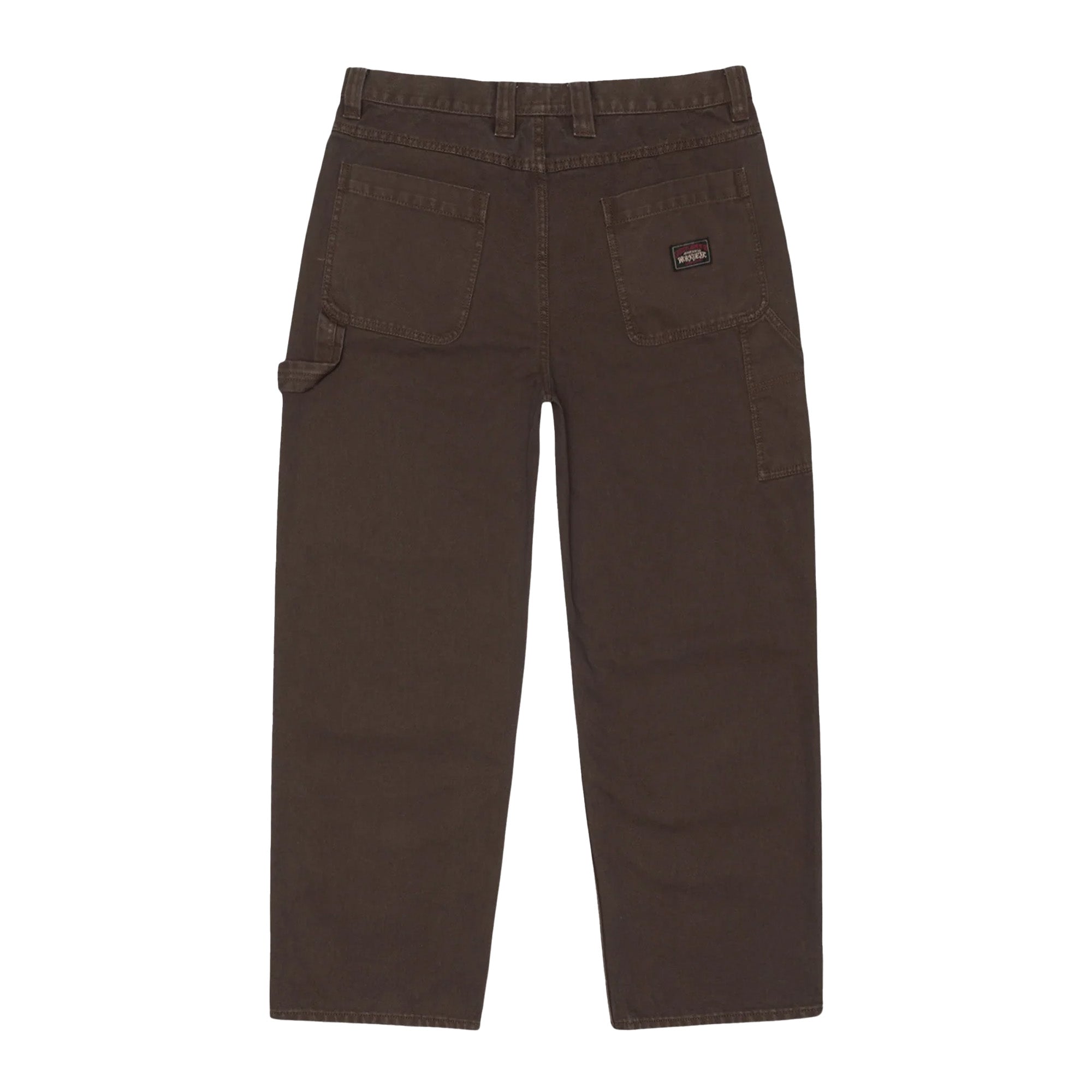Stussy Canvas Carpenter Pants 'Brown' - ROOTED