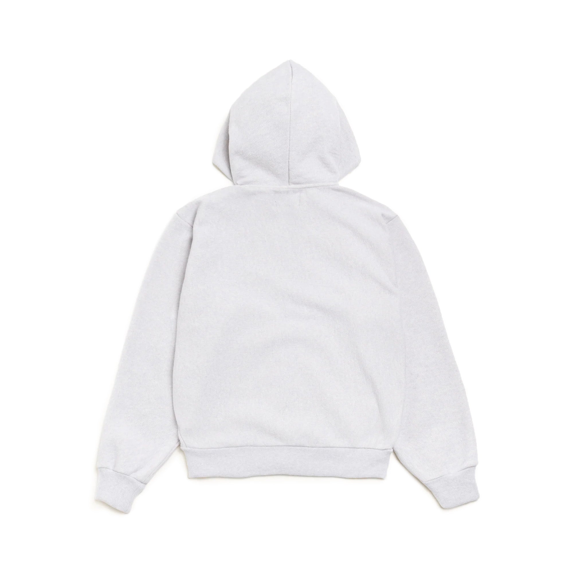 Stussy Brass Zip Knit Hoodie 'Ash Heather'