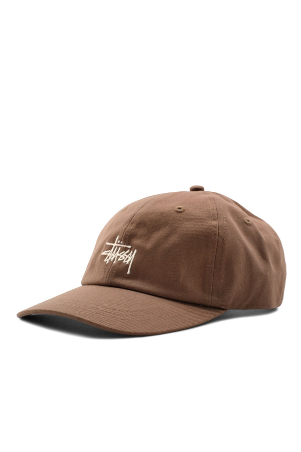 Stussy Basic Stock Low Pro Hat 'Russet' - ROOTED