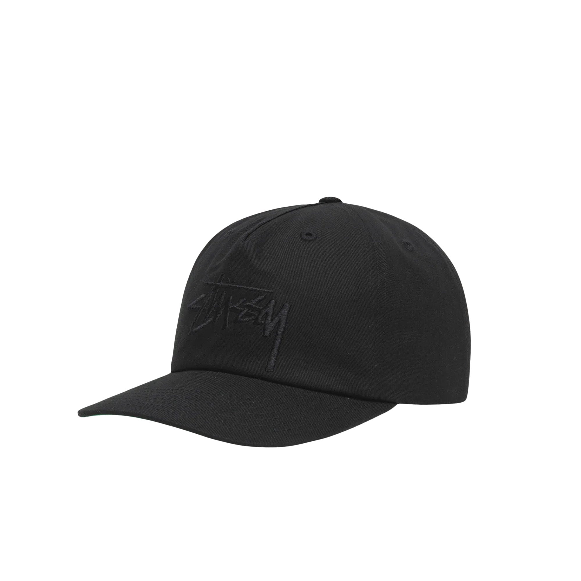 Stussy Big Stock Mid Depth Hat 'Black' - ROOTED
