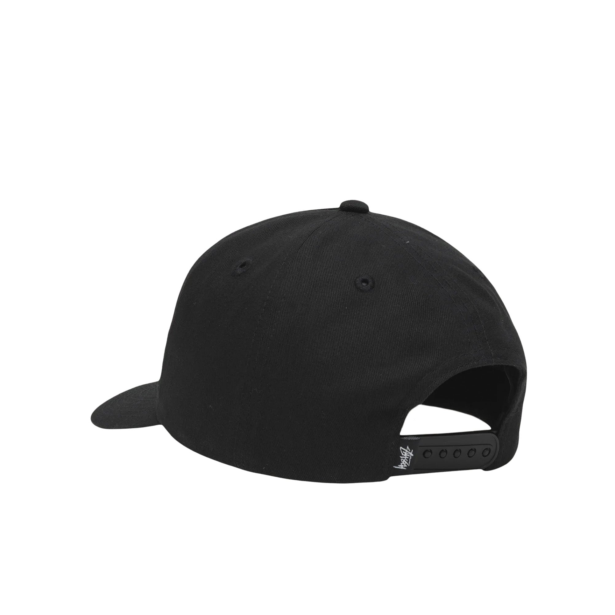 Stussy Big Stock Mid Depth Hat 'Black' - ROOTED