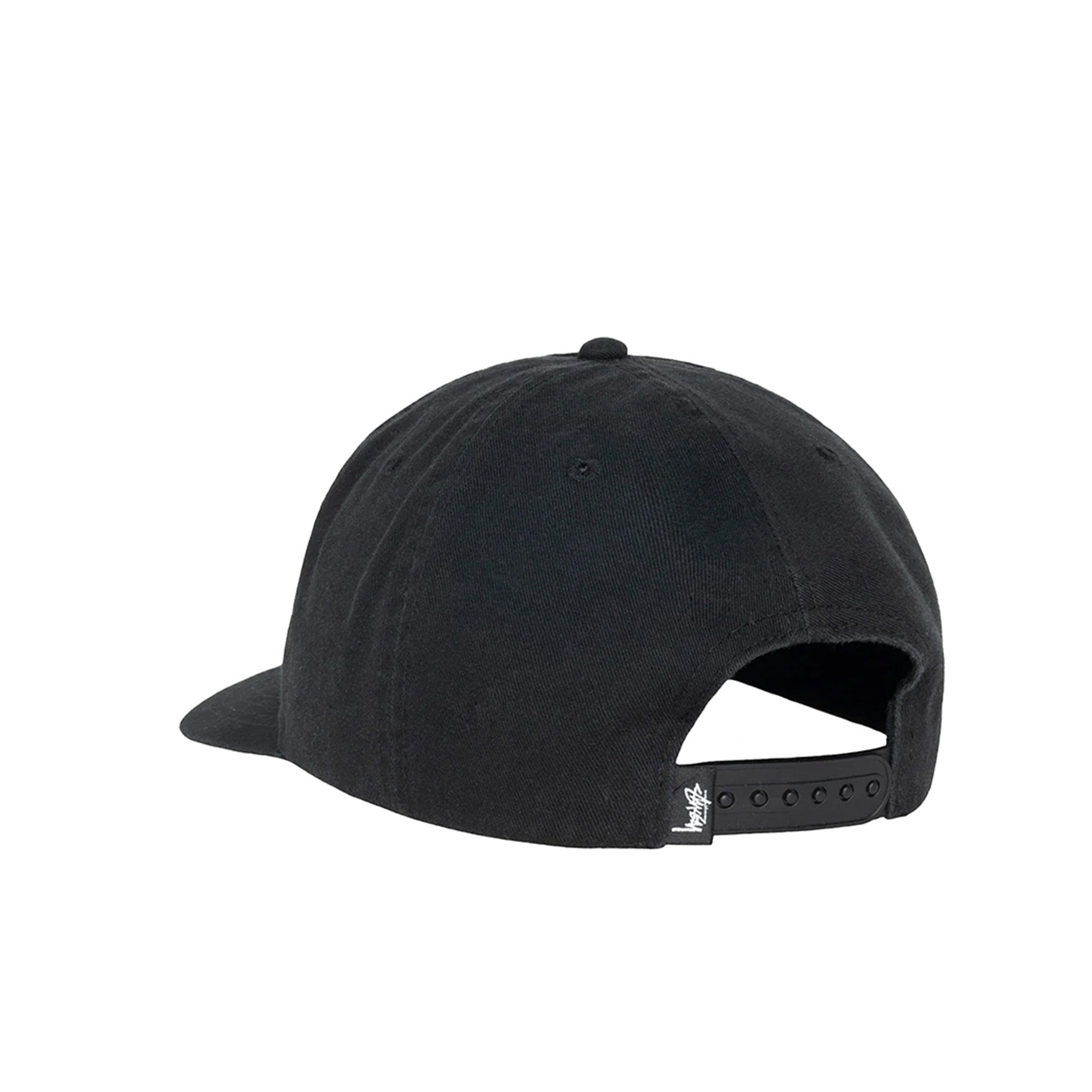 Stussy Big Stock Mid Depth Hat 'Shadow Black' - ROOTED