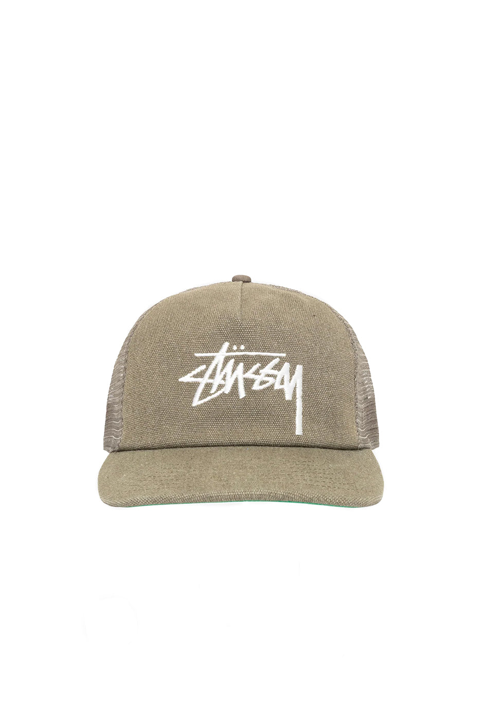 Stussy MD Big Stock Mesh Cap 'Army Green' - ROOTED