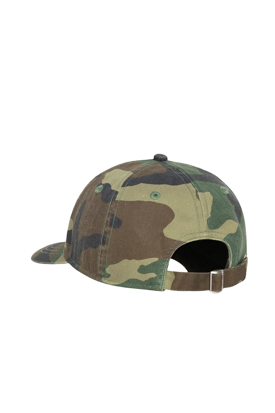 Stussy Basic Stock Washed Low Pro Hat 'Woodland Camo' - ROOTED