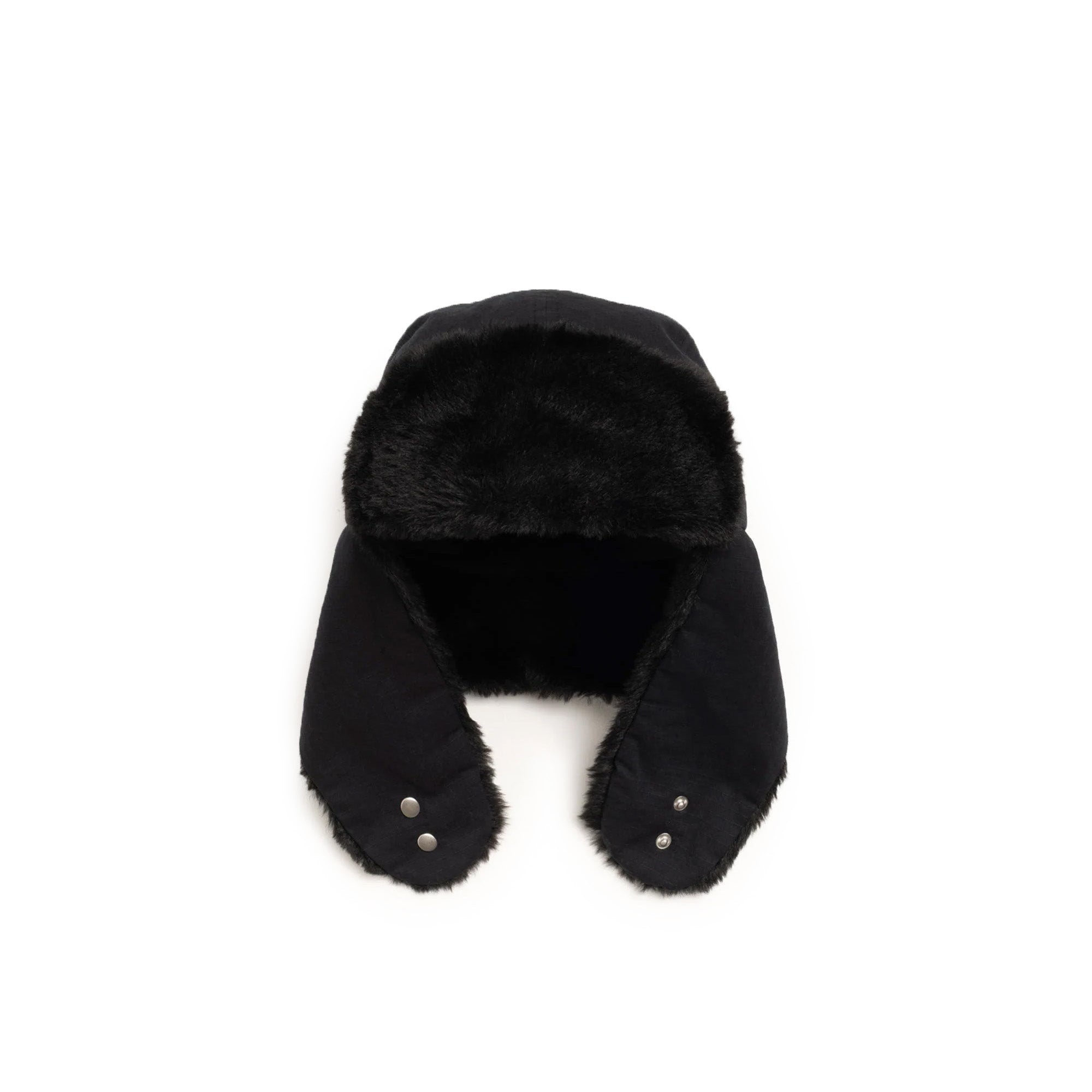 Stussy Trapper Cap 'Black' - ROOTED