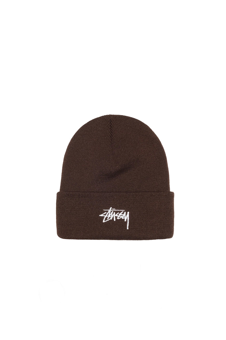 Stussy Stock Cuff Beanie 'Coffee' - ROOTED
