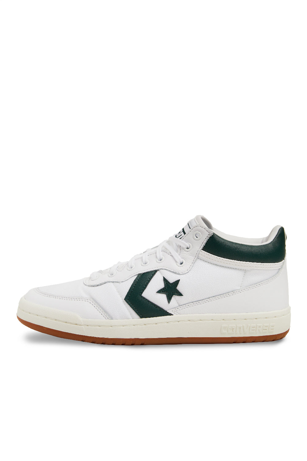 Converse Fastbreak Pro Mid White Deep Emerald