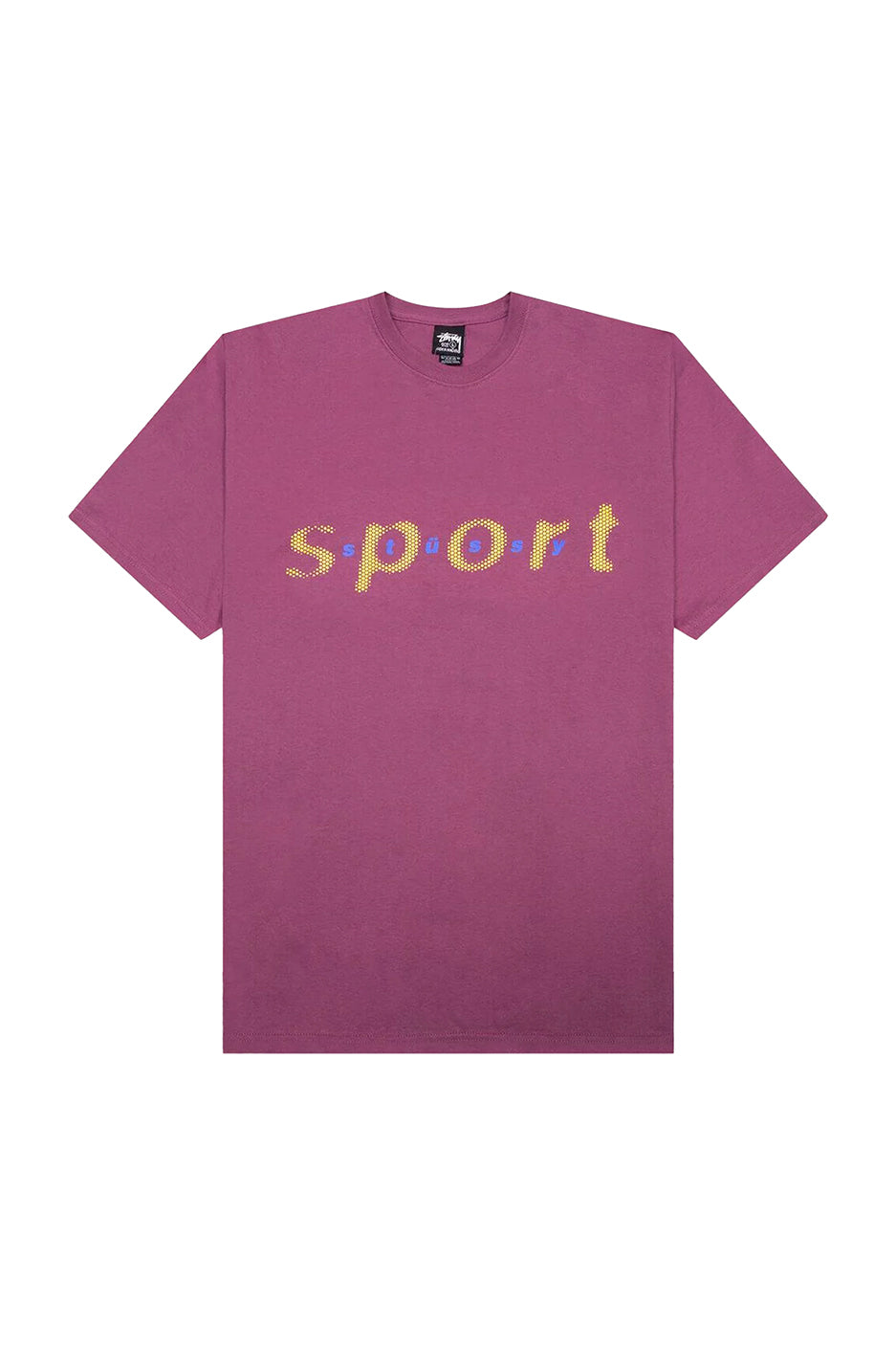 Stussy Dot Sport Tee 'Berry' - ROOTED