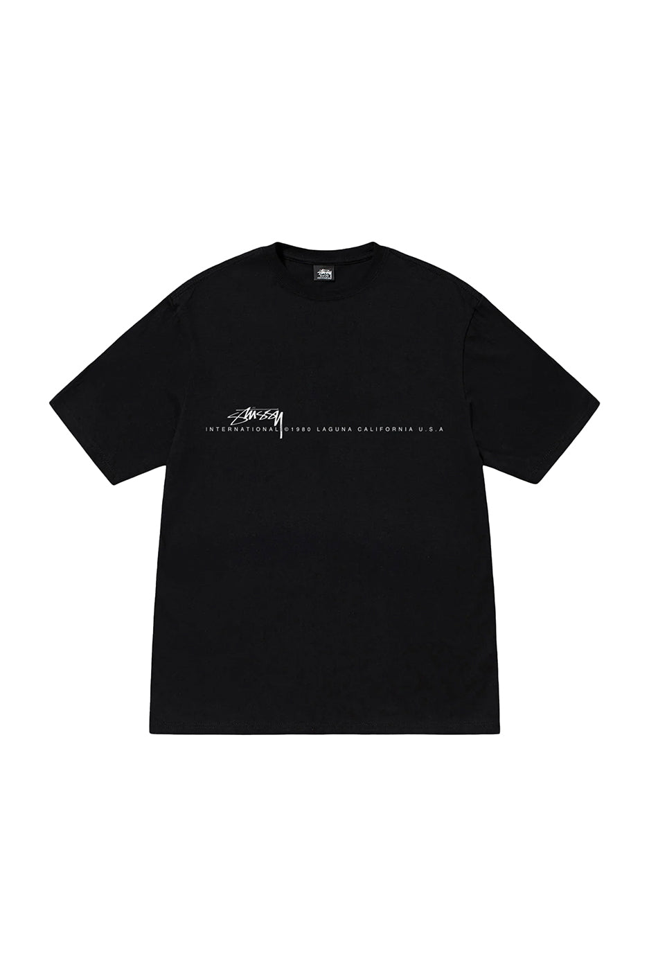 Stussy Smooth 80 Tee 'Black' - ROOTED