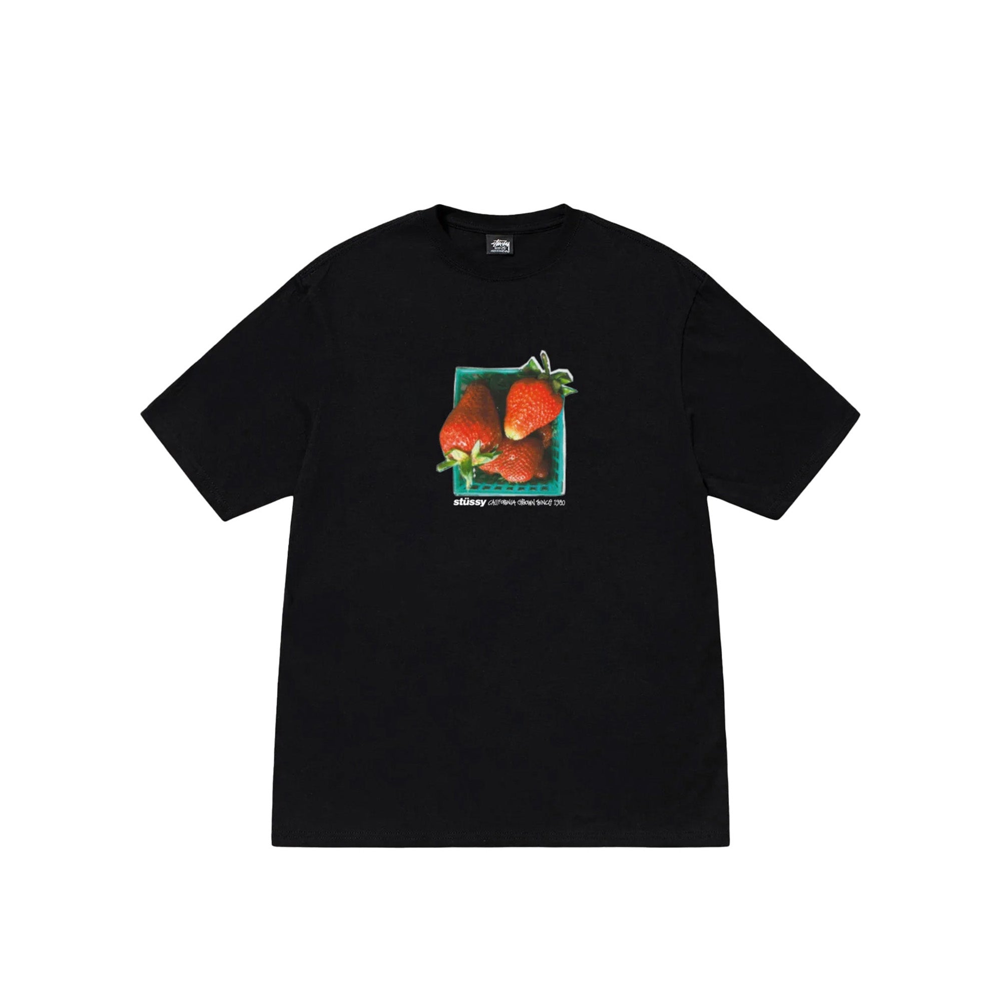 Stussy Berries Tee 'Black' - ROOTED
