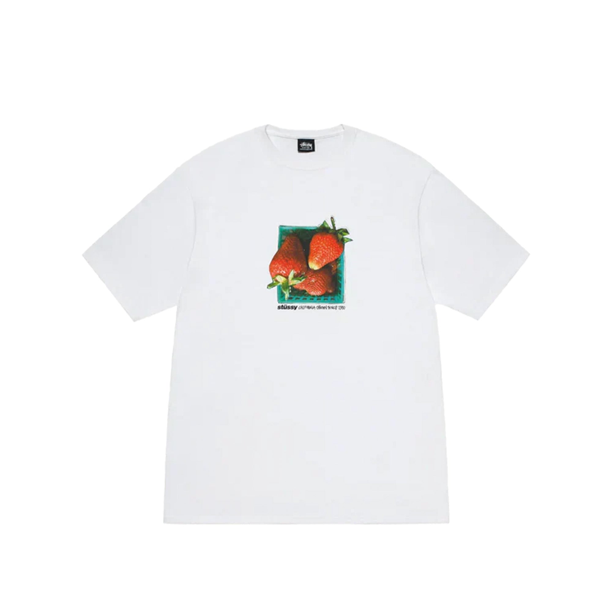 Stussy Berries Tee 'White' - ROOTED