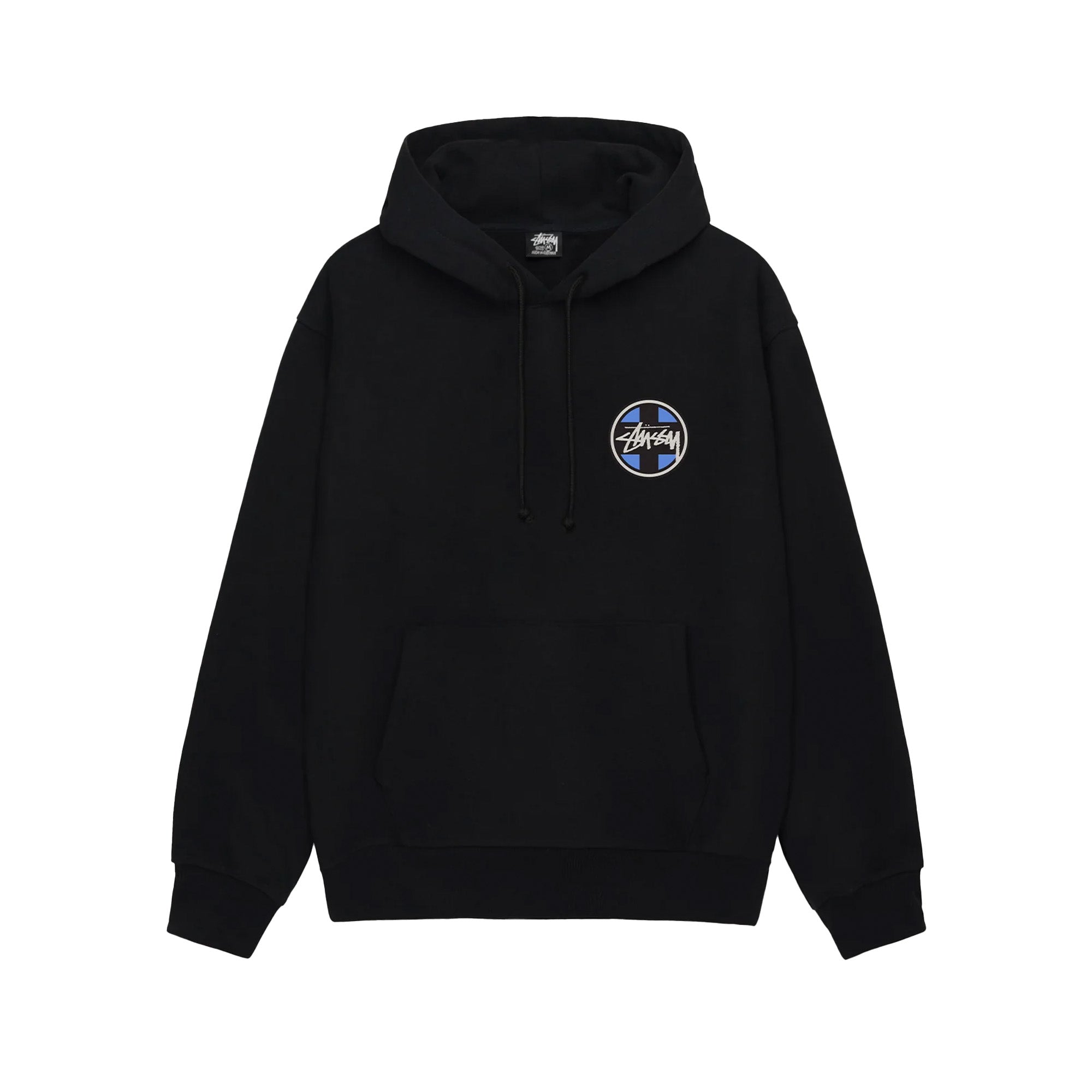 Stussy Cross Dot Hoodie 'Black' - ROOTED