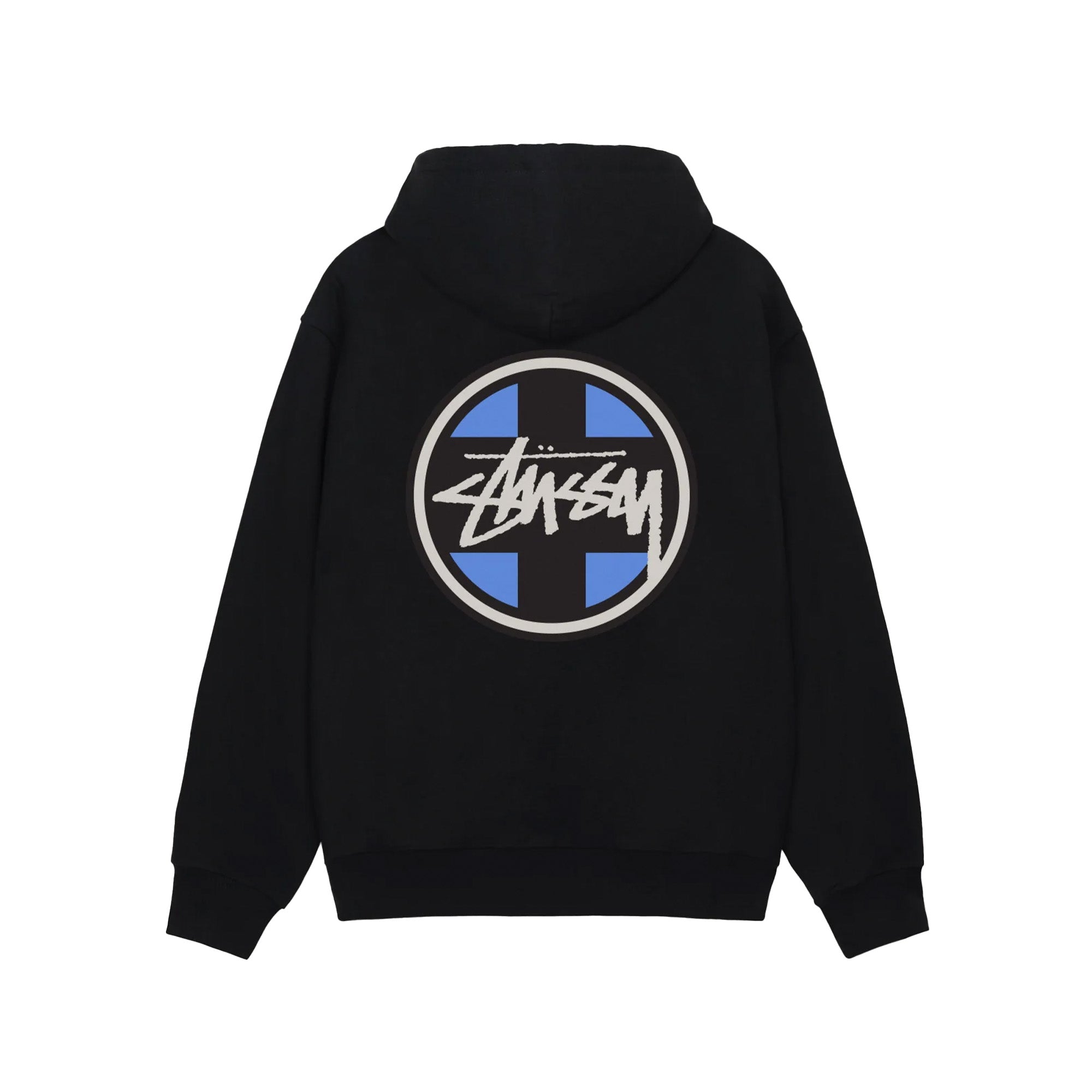 Stussy Cross Dot Hoodie 'Black' - ROOTED