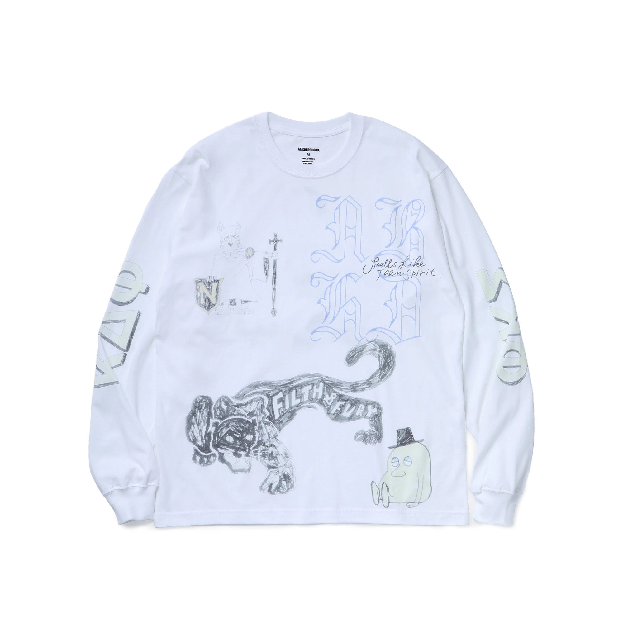 Neighborhood LS-9 Tee 'White' - ROOTED