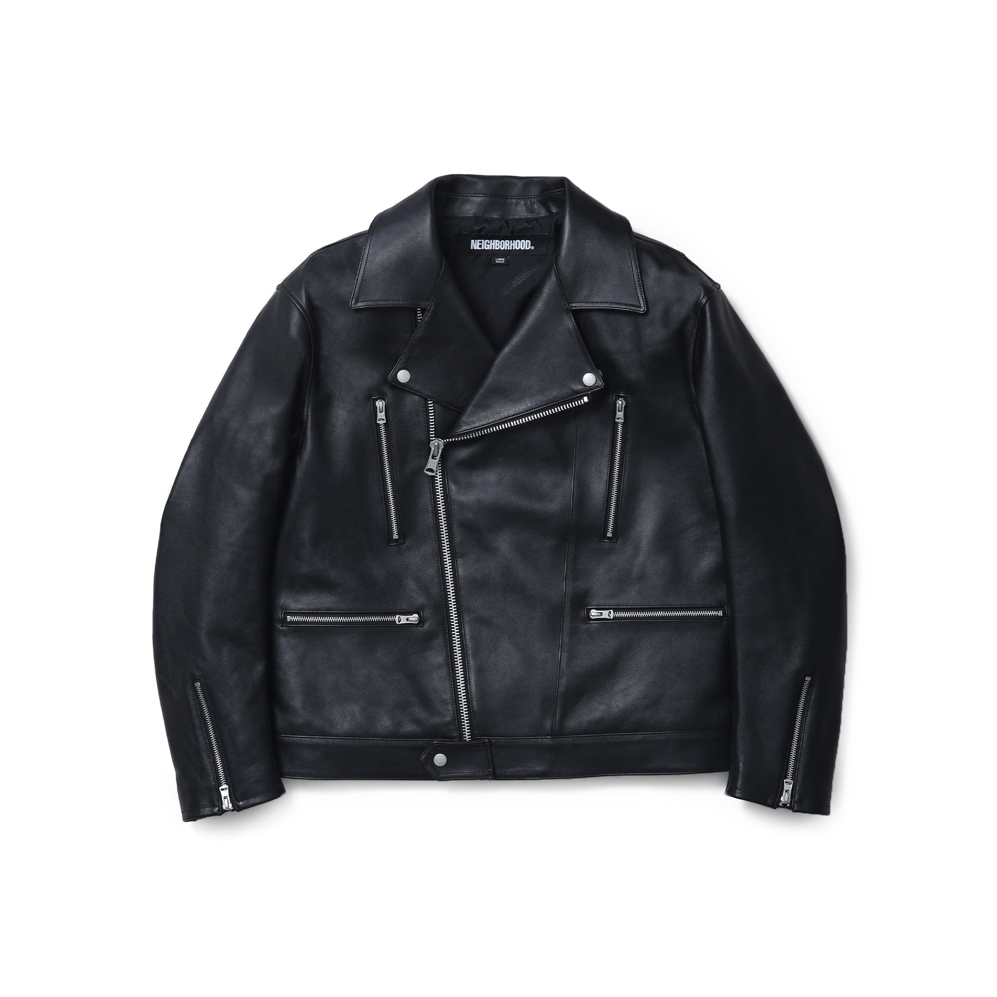 Neighborhood Leather Riders Jacket 'Black'