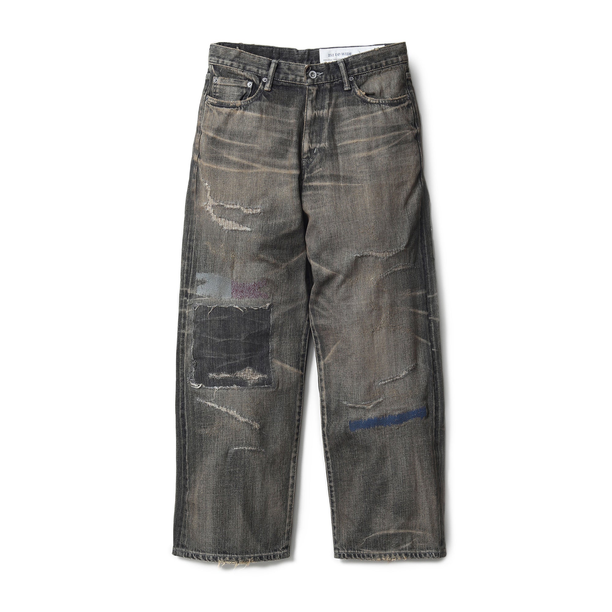 Neighborhood Savage Denim DP Wide Pants 'Black'