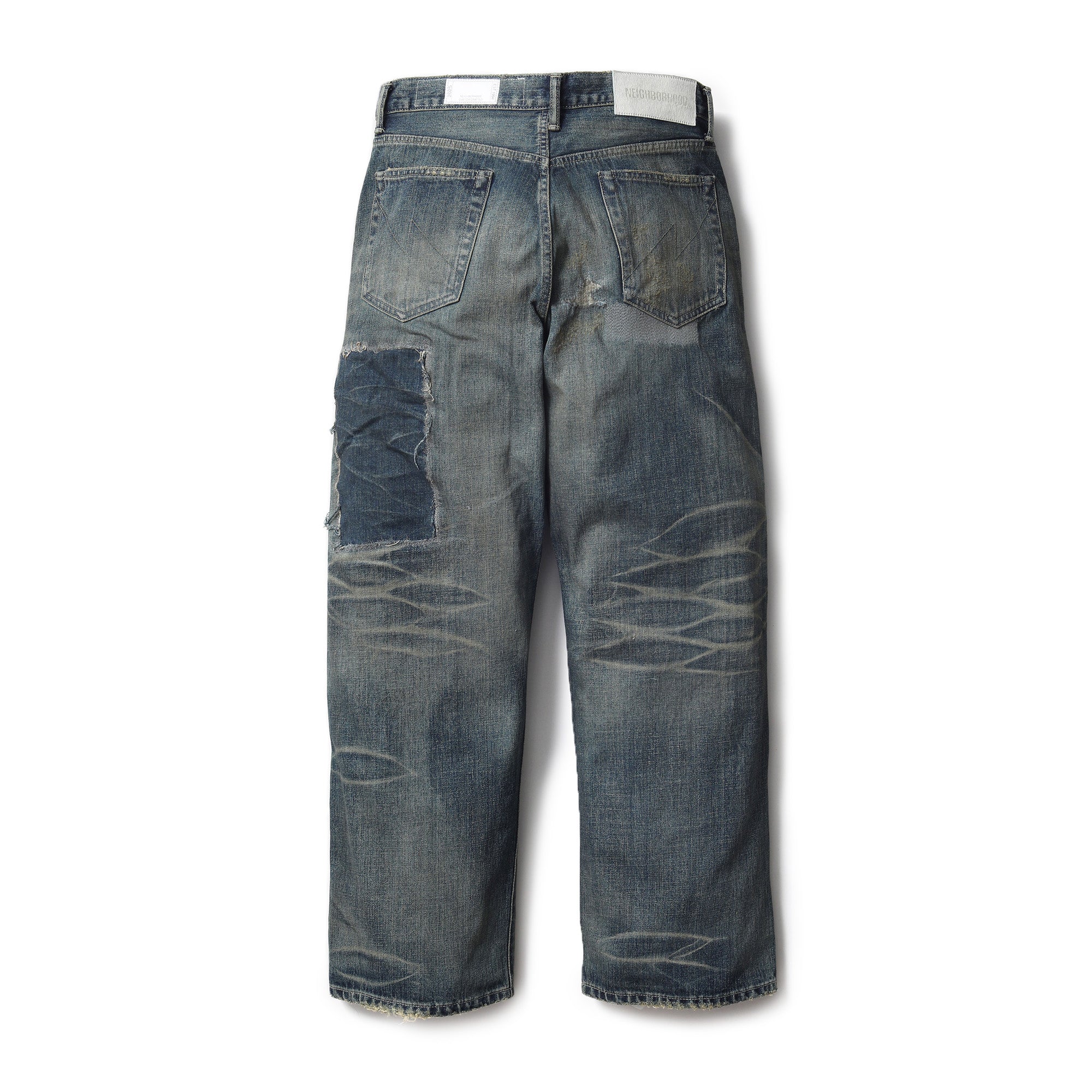 Neighborhood Savage Denim DP Wide Pants 'Indigo' - ROOTED
