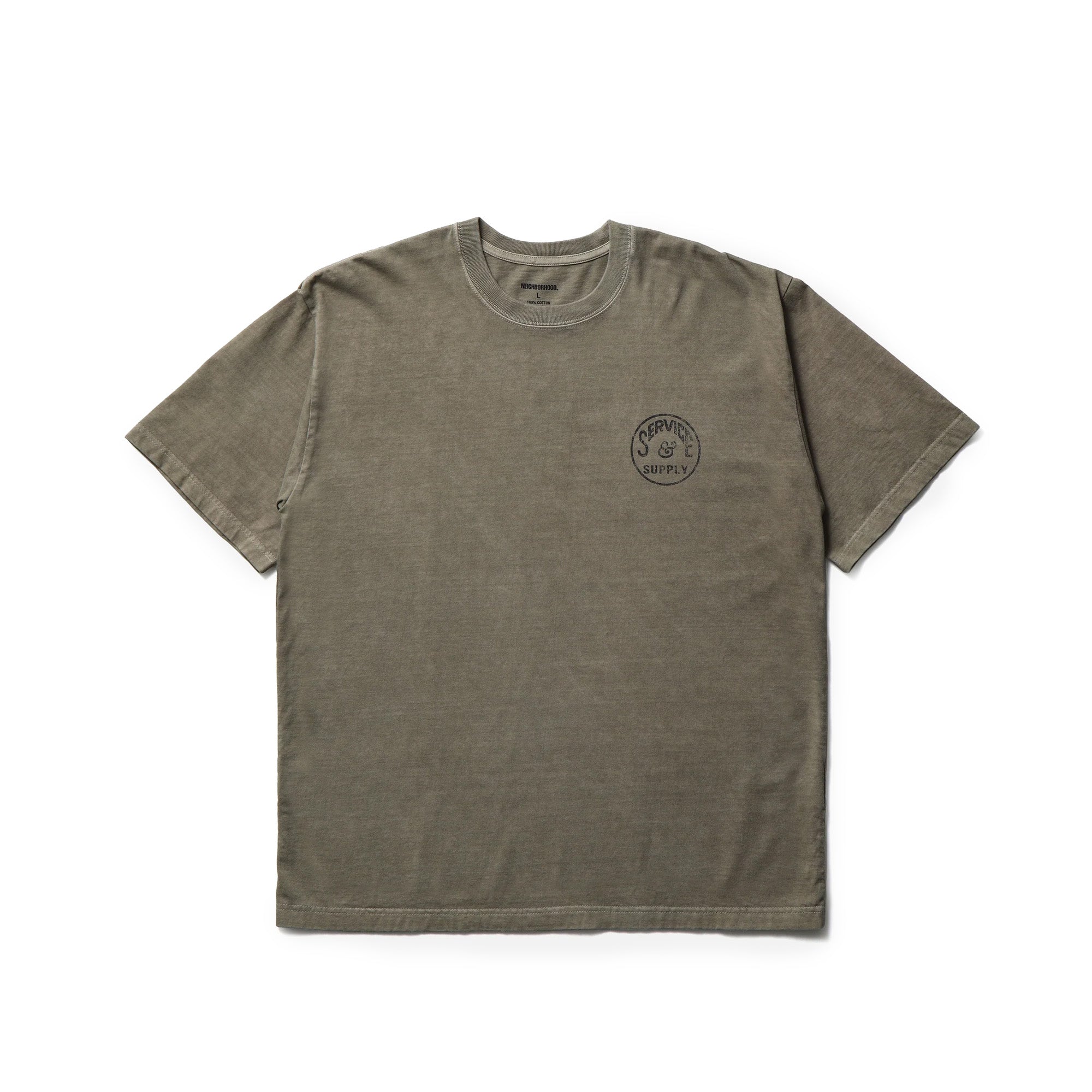 Neighborhood SS-5 Tee 'Olive Drab' - ROOTED