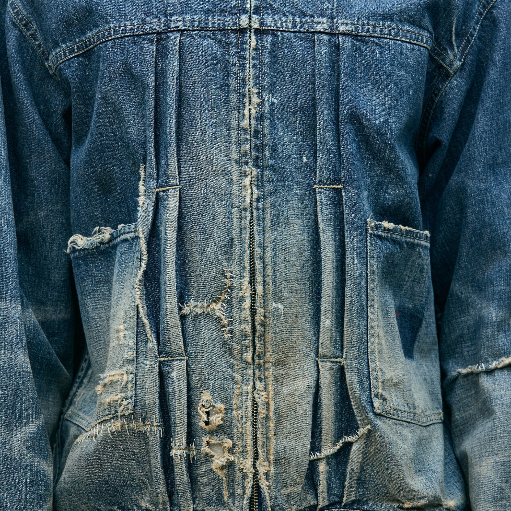 Neighborhood Savage LW Denim Zip Jacket 'Indigo' - ROOTED