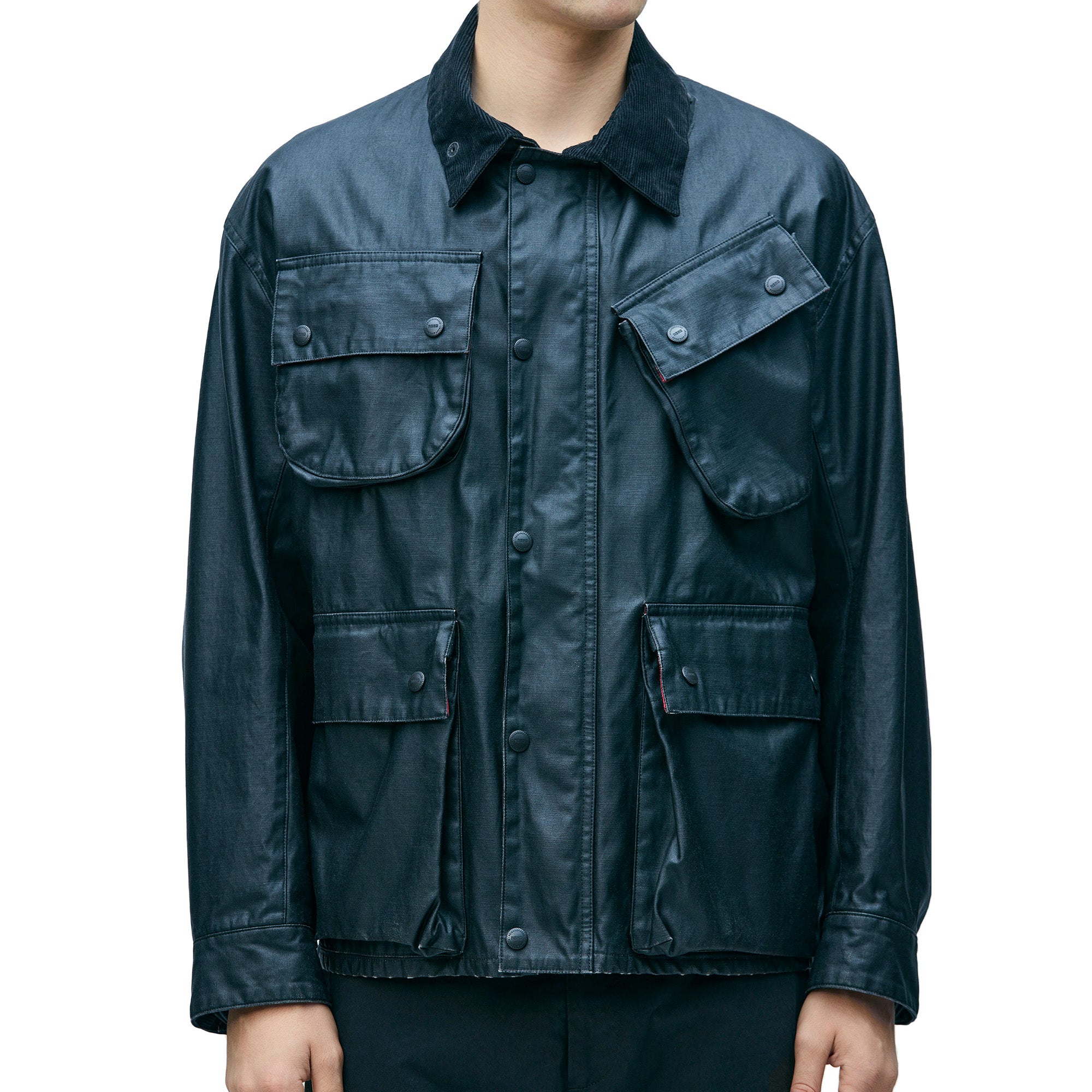 Neighborhood Coated Field Jacket 'Navy' - ROOTED