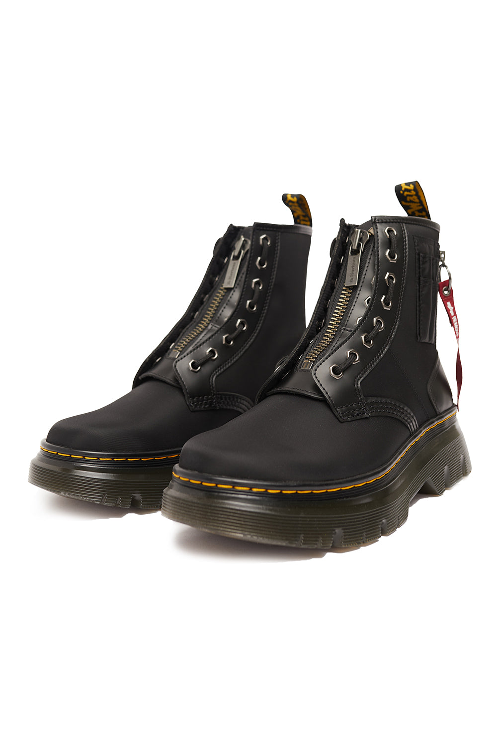 Dr Martens Tarik Alpha 'Black Smooth/Nylon' - ROOTED