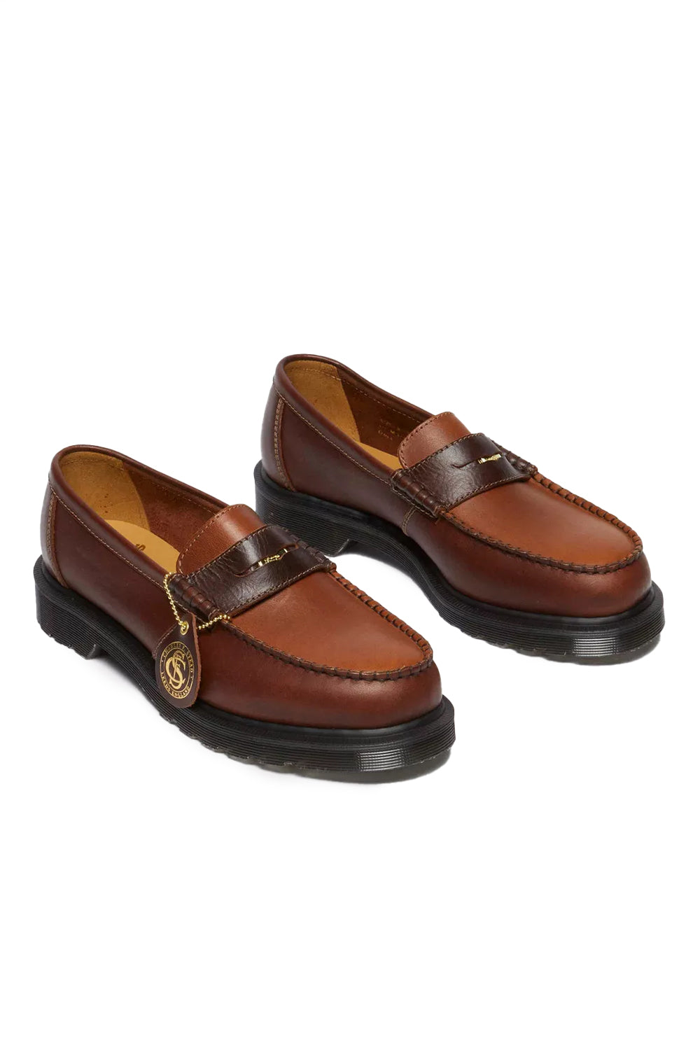 Dr Martens Classic Calf Penton 'Polo Brown/Amber' - ROOTED
