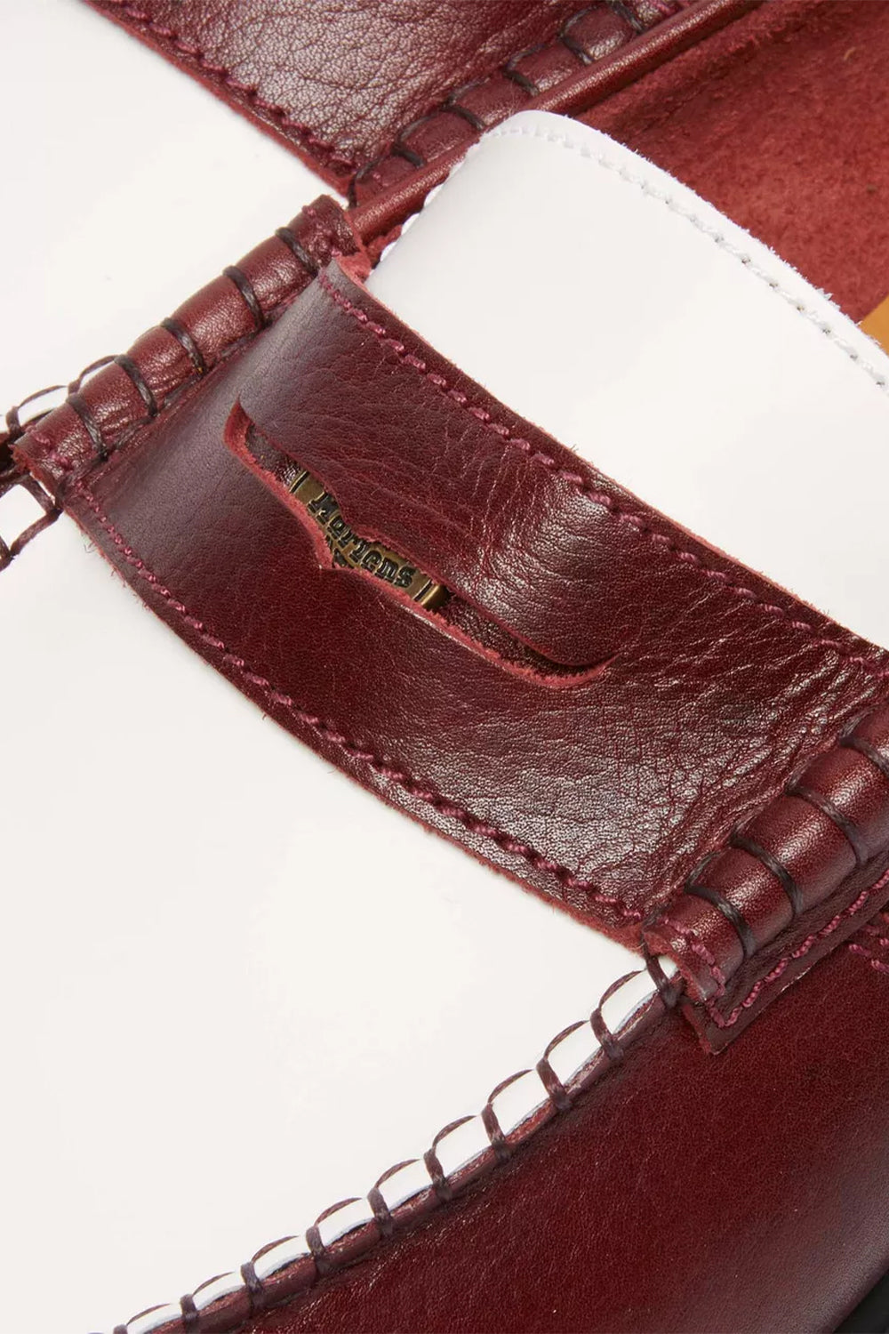Dr Martens Classic Calf & Smooth Penton 'Burgundy/White' - ROOTED