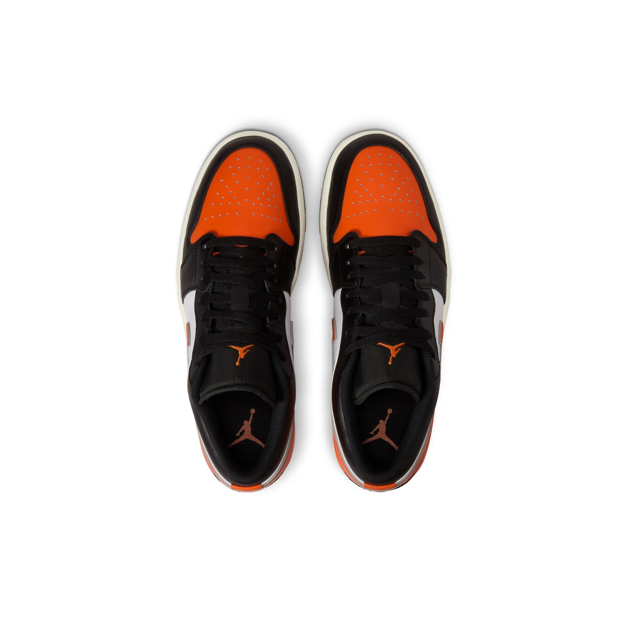 Air Jordan 1 Low 'Black/Starfish' - ROOTED