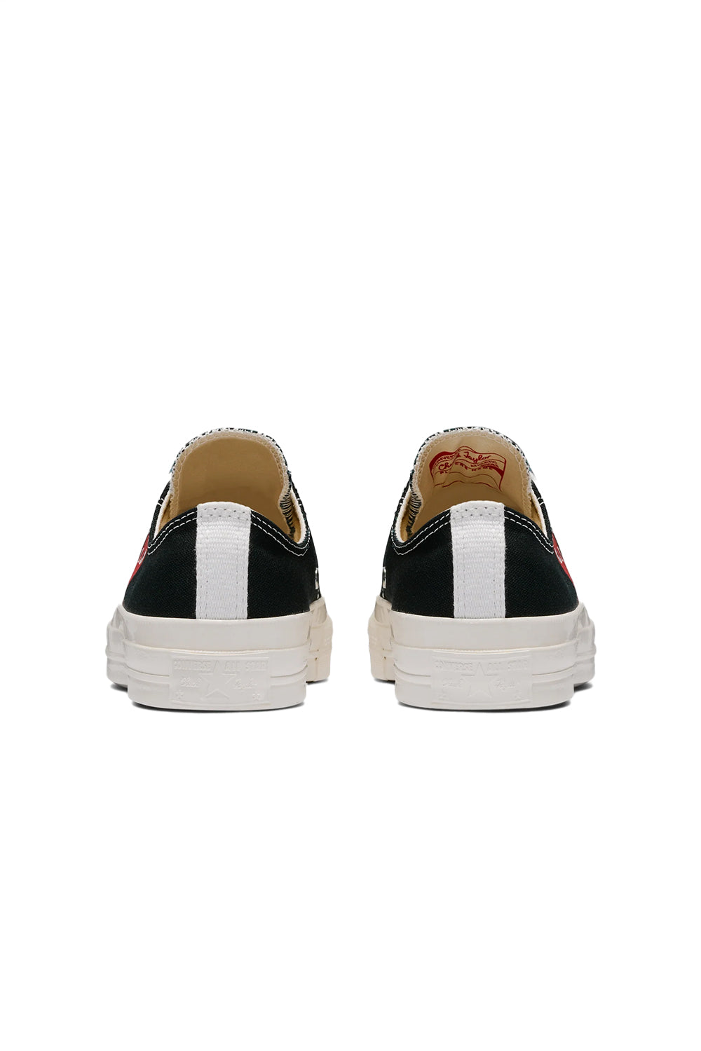COMME des GARÇONS Play Converse Chuck 70 Ox Small Heart 'Black' - ROOTED