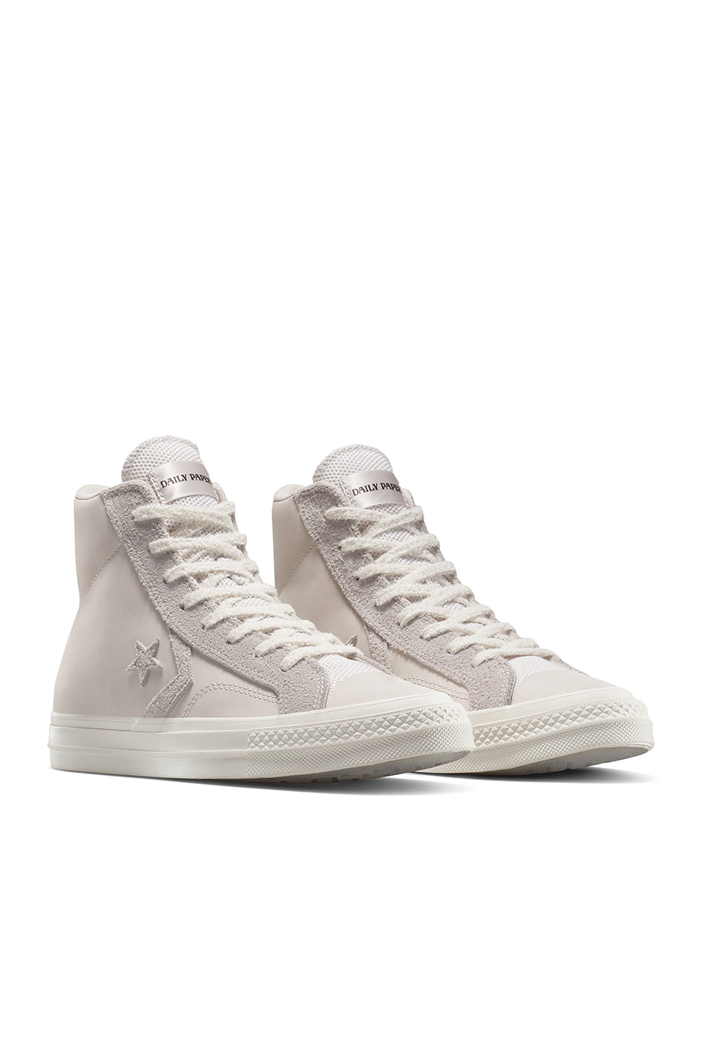 Converse x Daily Paper Star Player 76 Hi 'White Sand/Fern Green/Cyber Yellow' - ROOTED